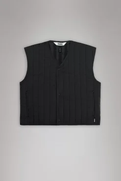 Rains Quiltede Jakker|Quiltede Jakker<Banja Liner Vest Black