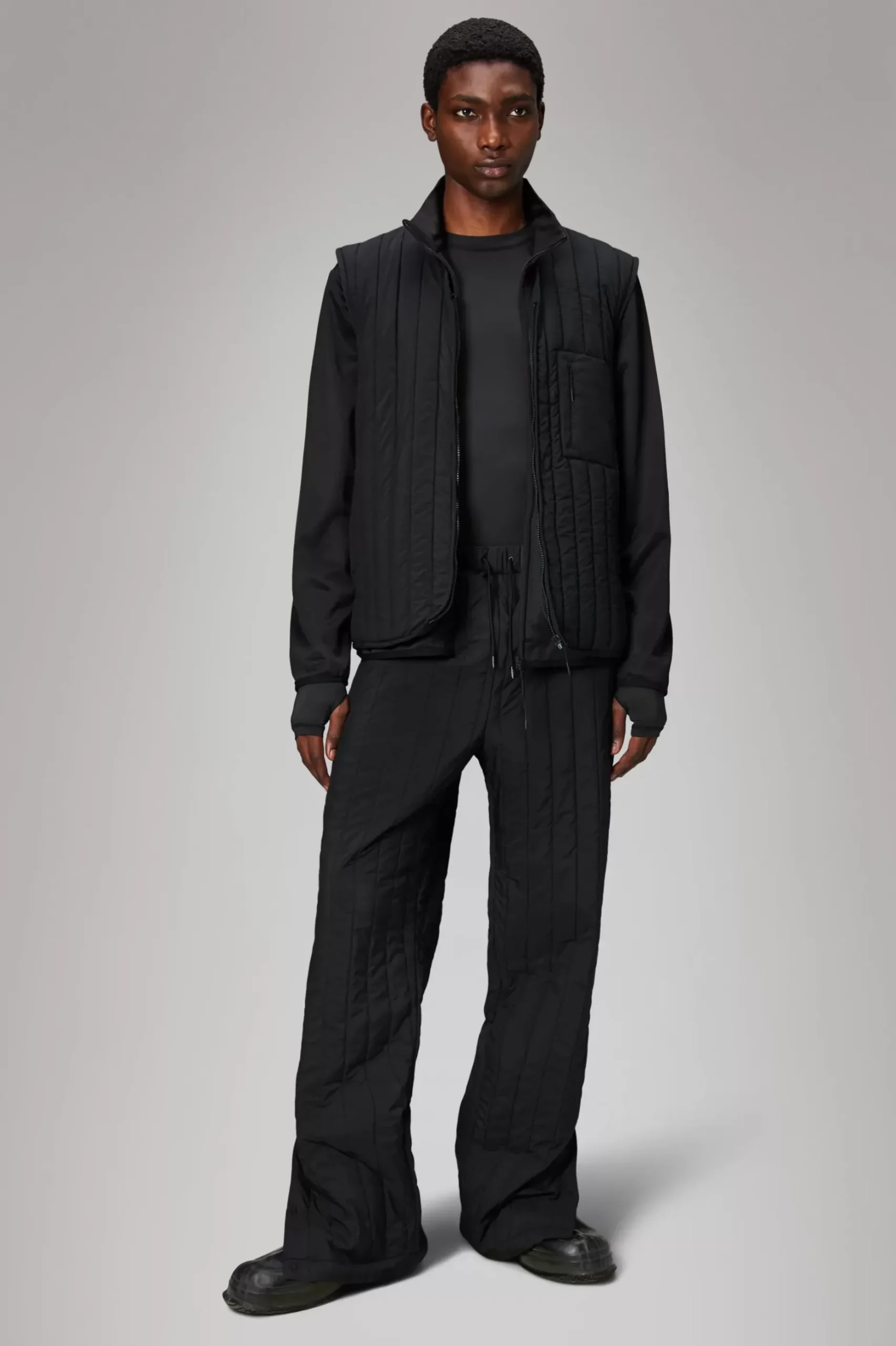 Rains Quiltede Jakker|Quiltede Jakker<Banja Liner Vest Black