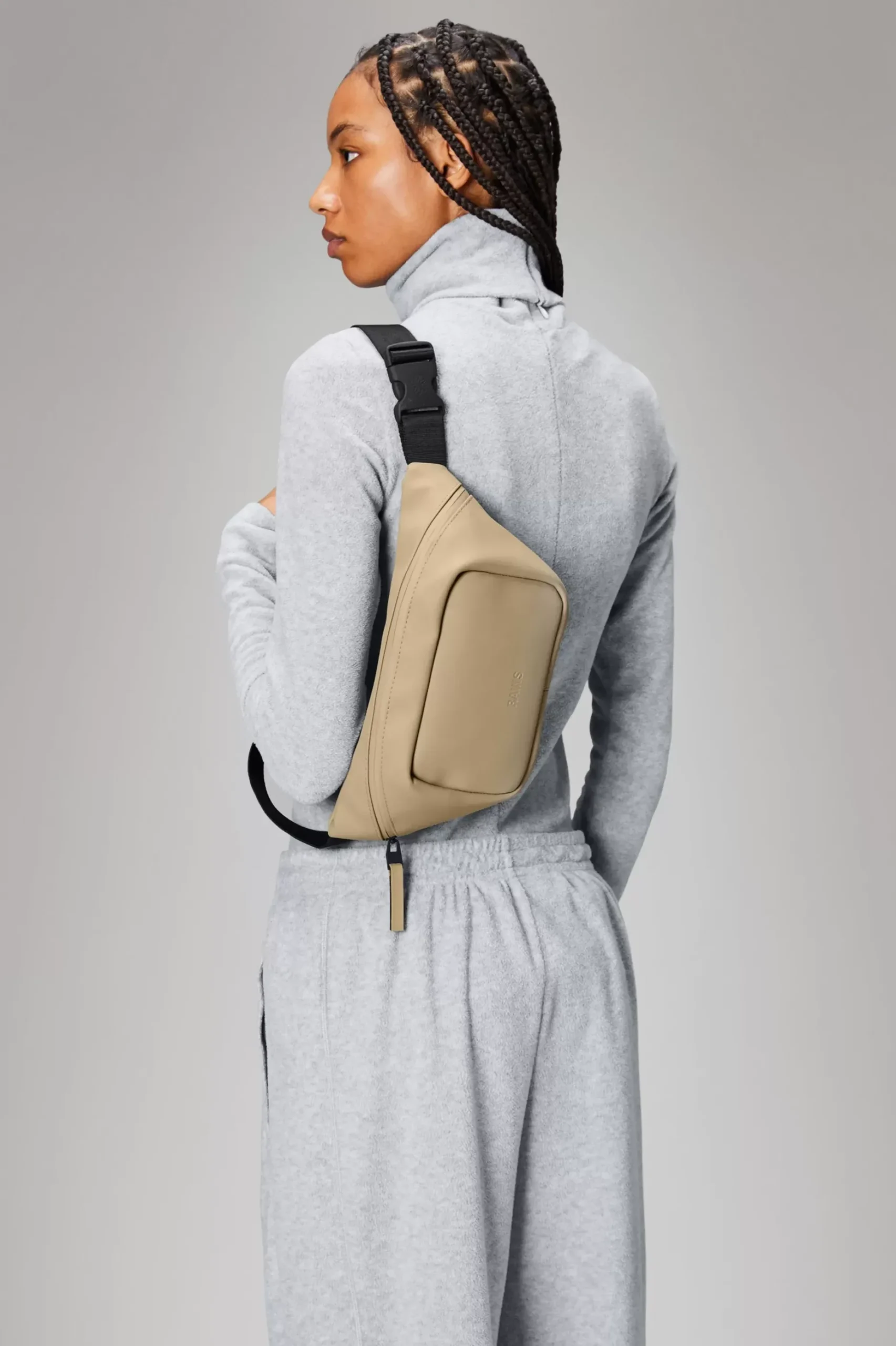 Rains Crossbody & Bæltetasker<Box Bag Sand