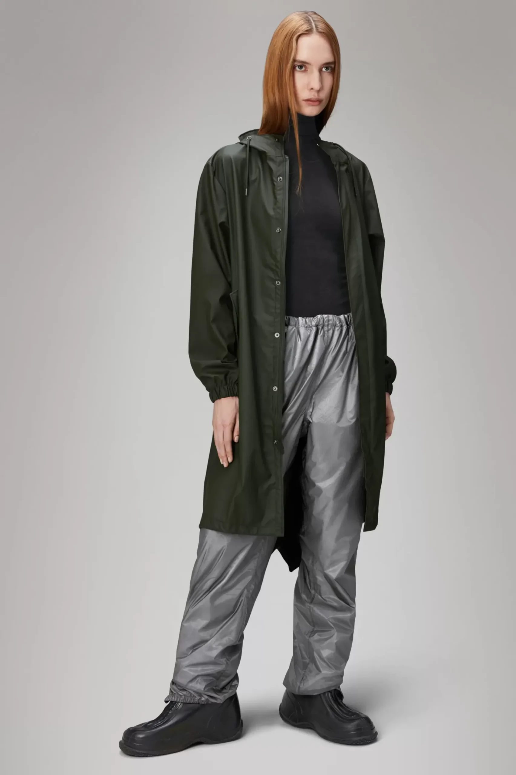 Rains Regnjakker|Parkajakker<Curve W Jacket Green
