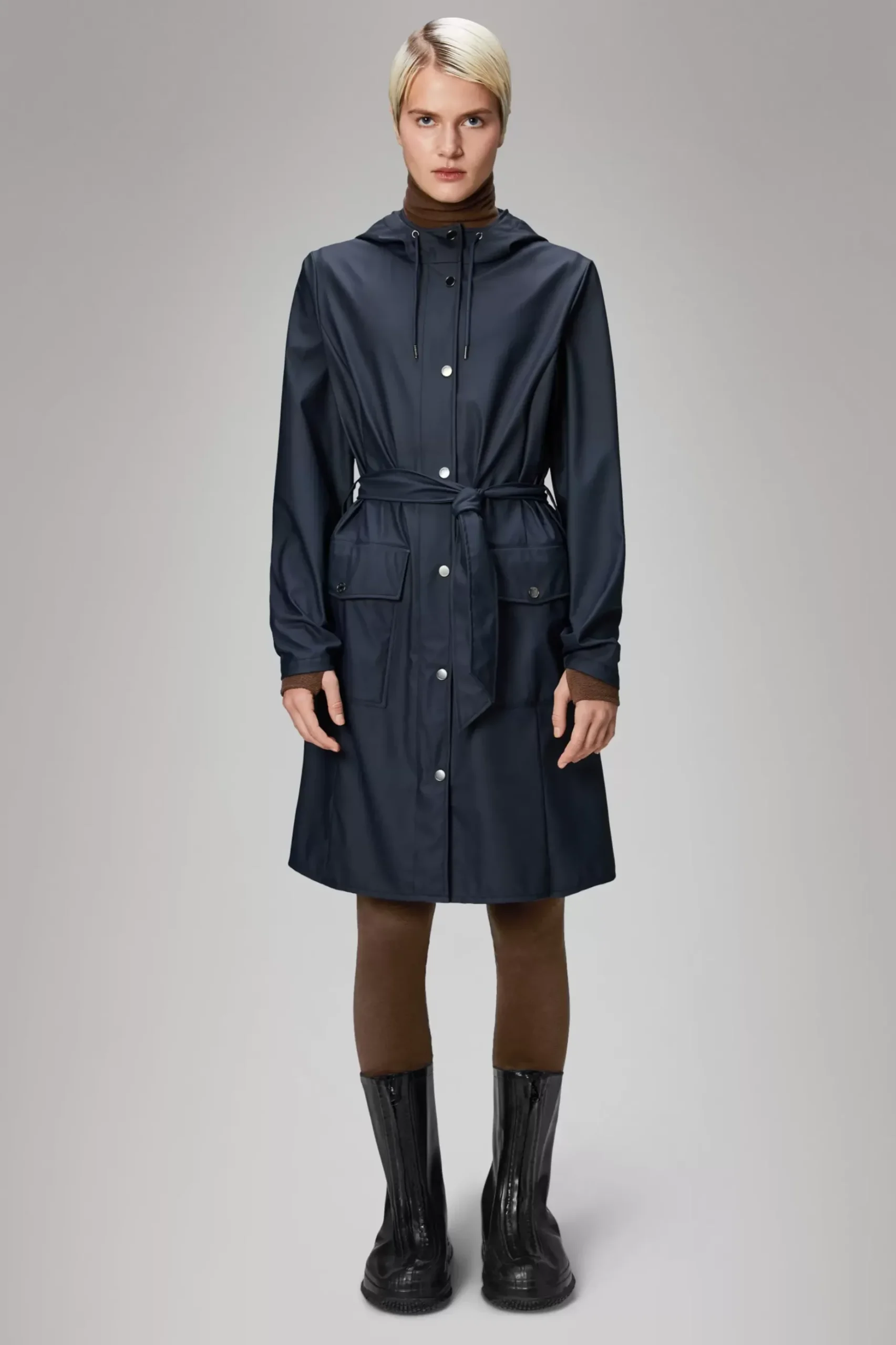 Rains Regnjakker<Curve W Jacket Navy