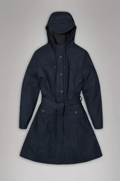 Rains Regnjakker<Curve W Jacket Navy
