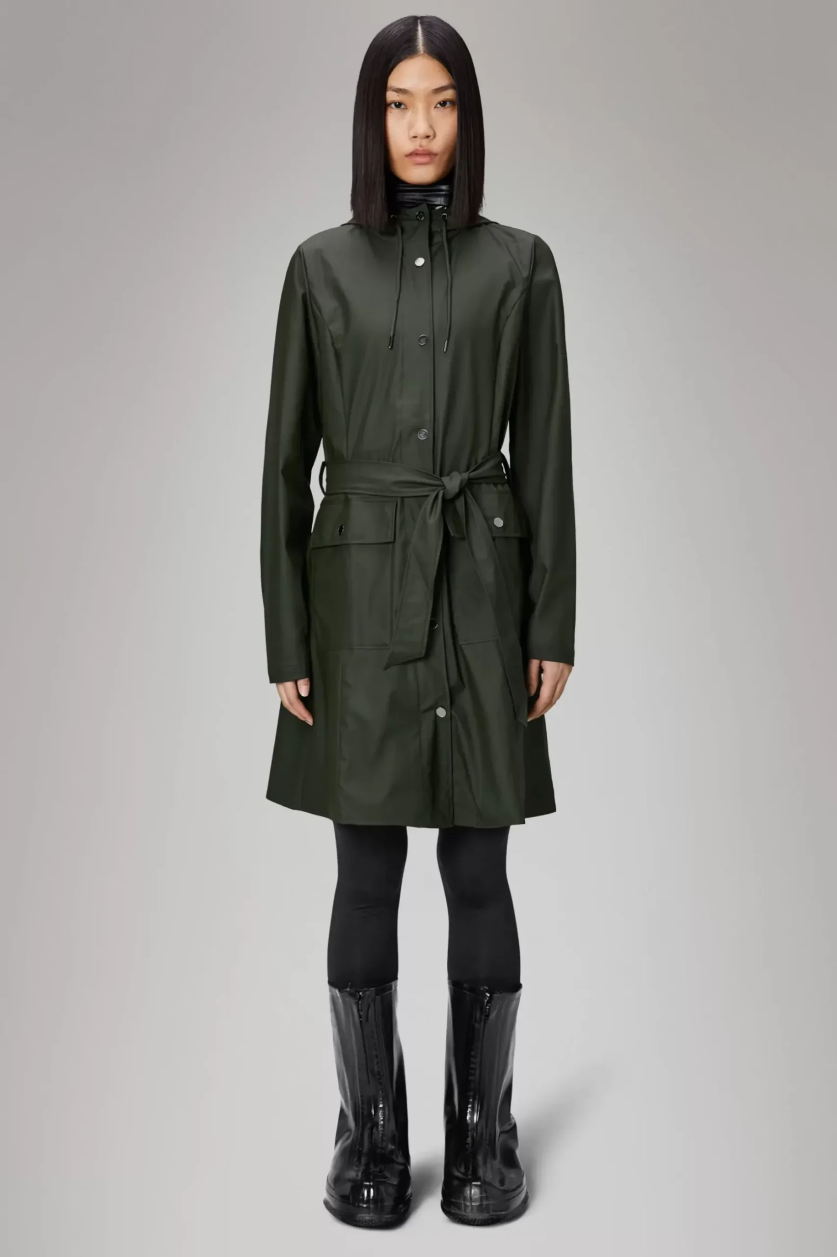 Rains Regnjakker<Curve W Jacket Green