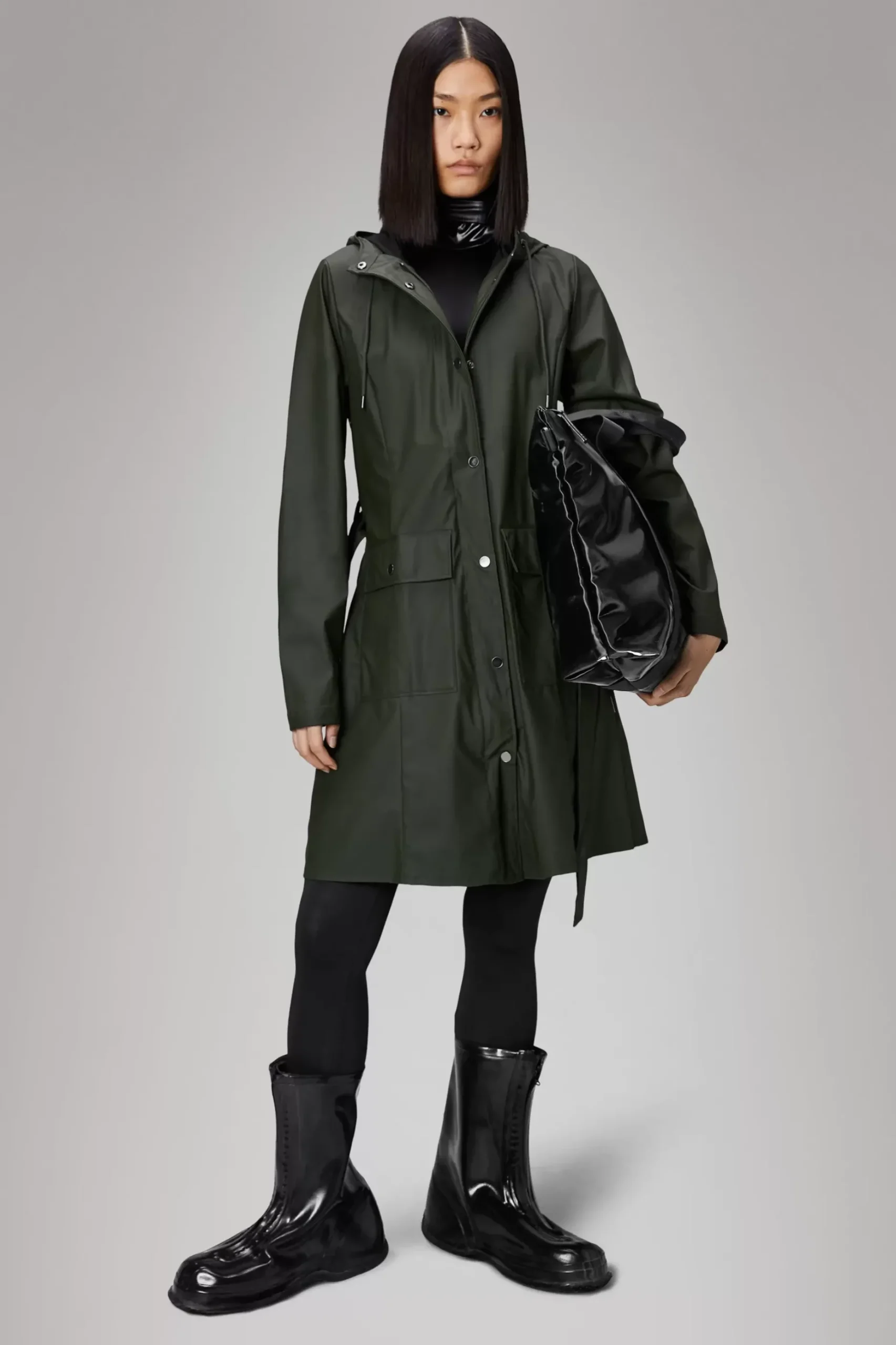 Rains Regnjakker<Curve W Jacket Green