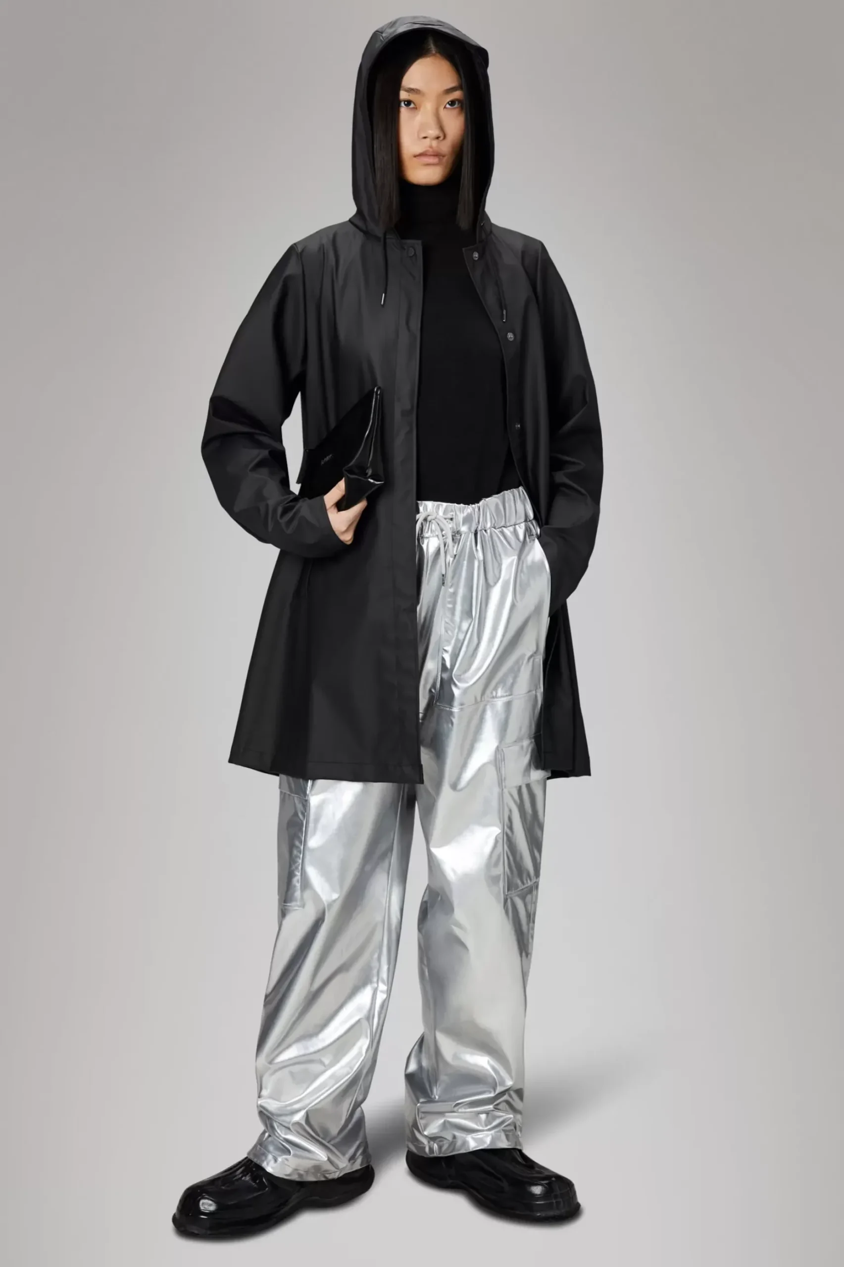 Rains Regnjakker<Curve W Jacket Black