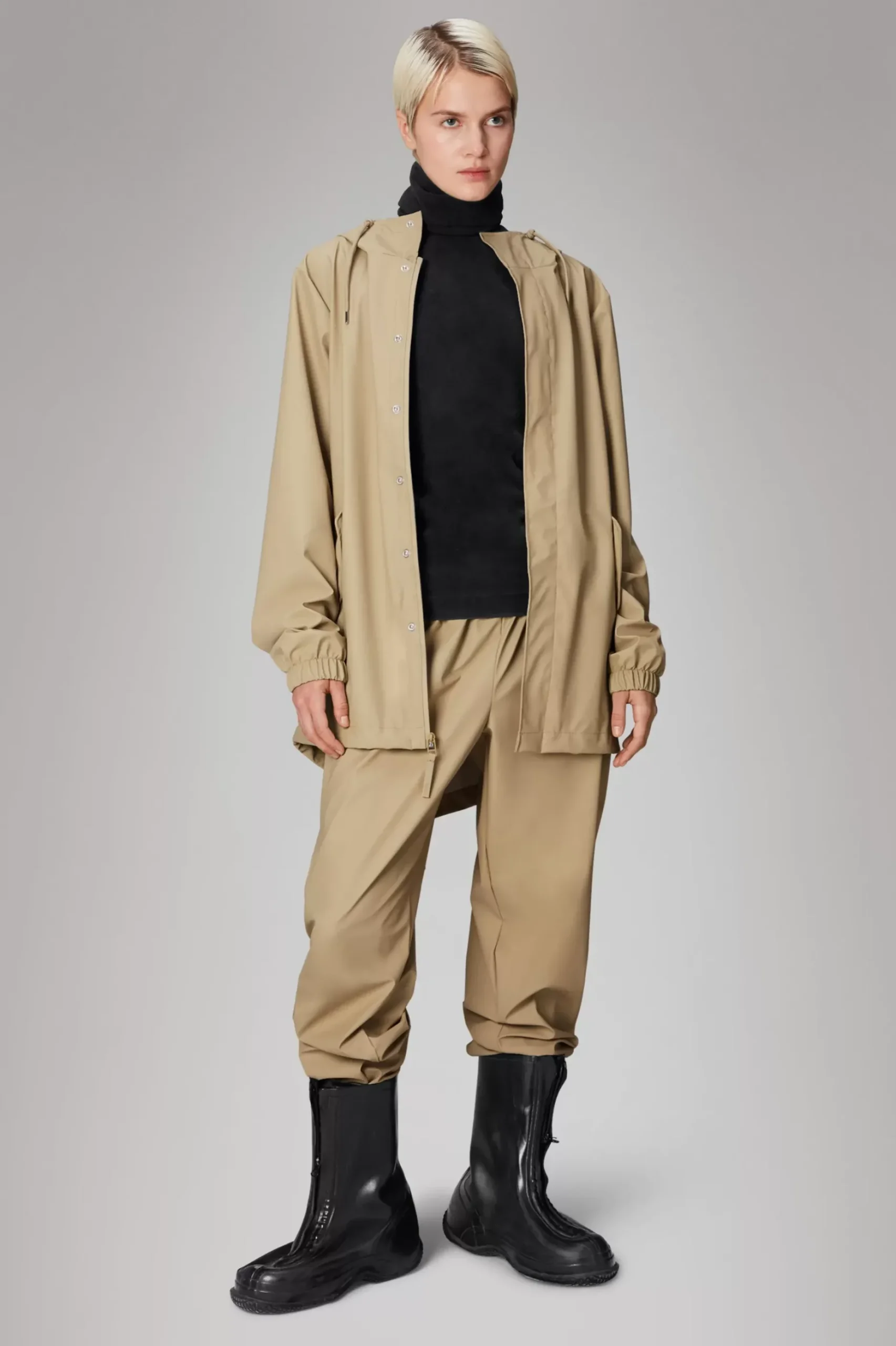 Rains Regnjakker<Curve W Jacket Sand