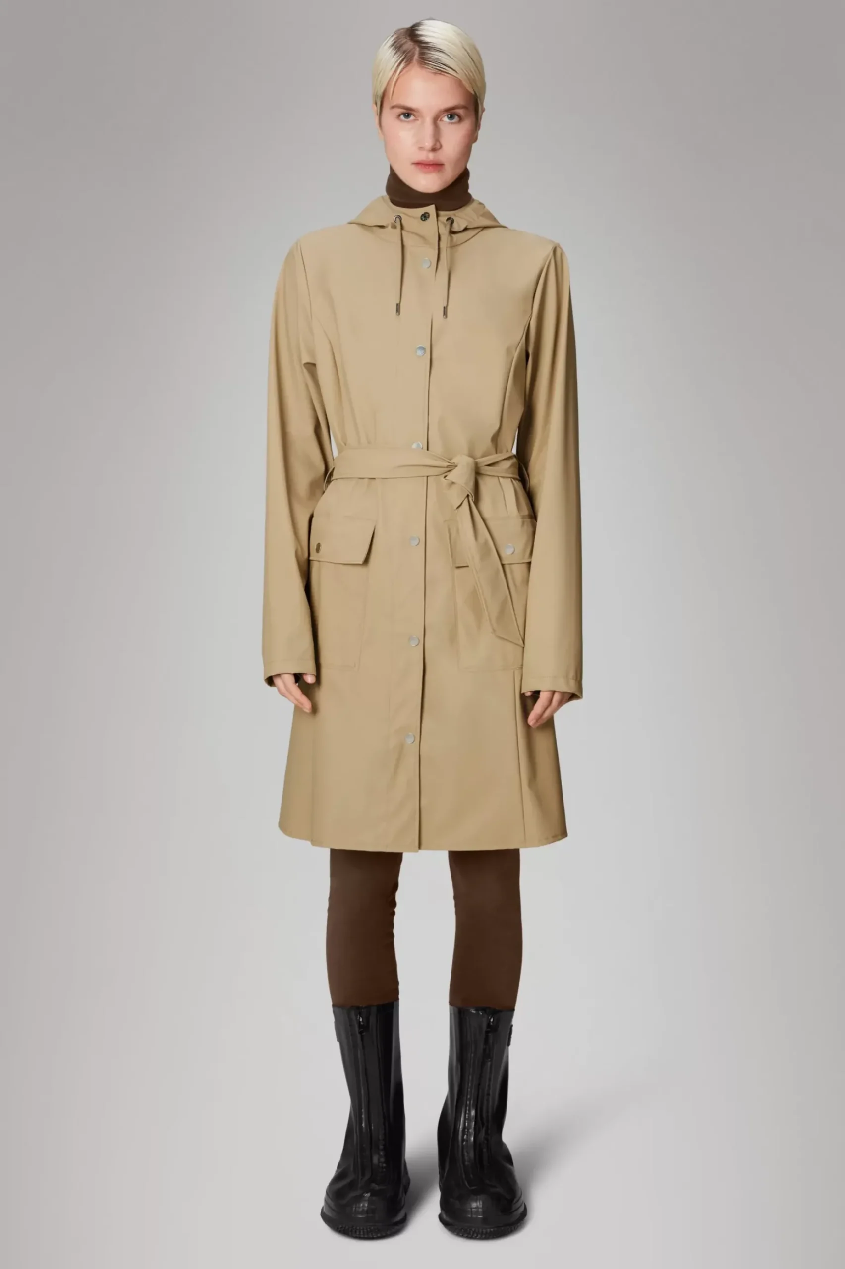 Rains Regnjakker<Curve W Jacket Sand
