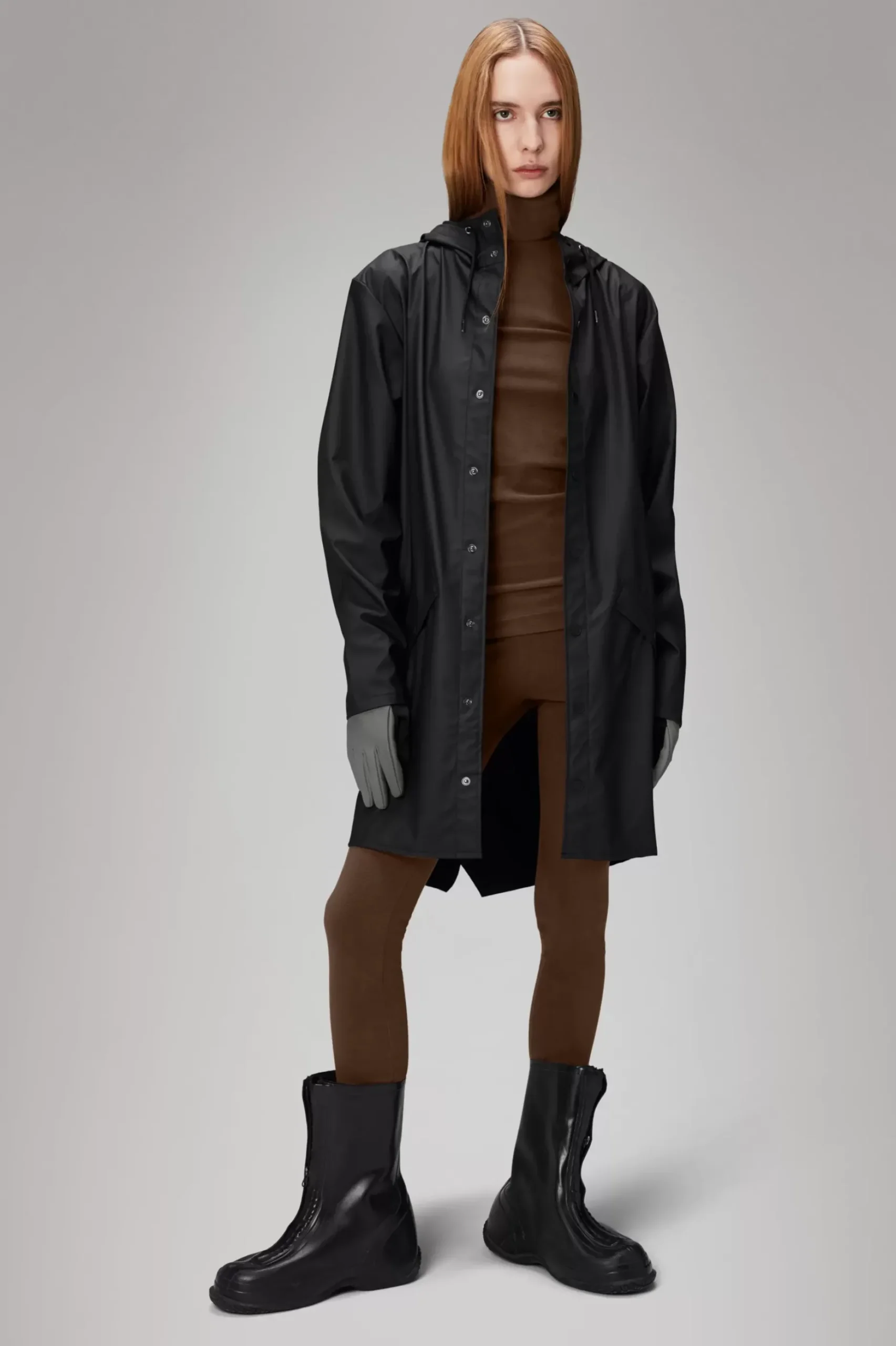 Rains Regnjakker<Curve W Jacket Black