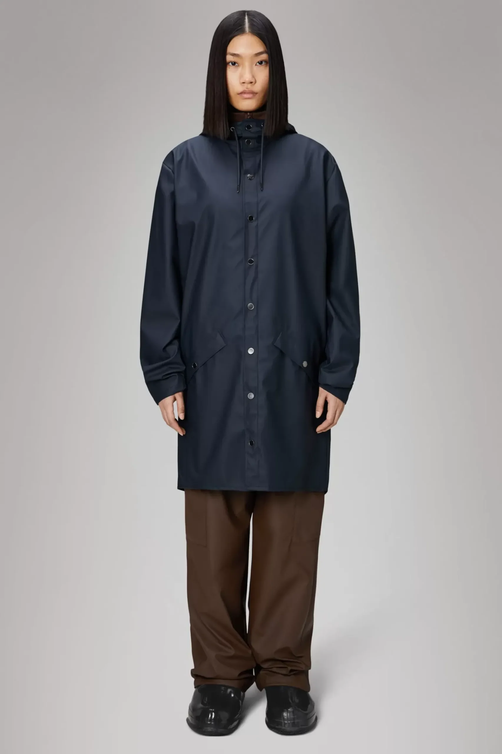 Rains Regnjakker<Curve W Jacket Navy
