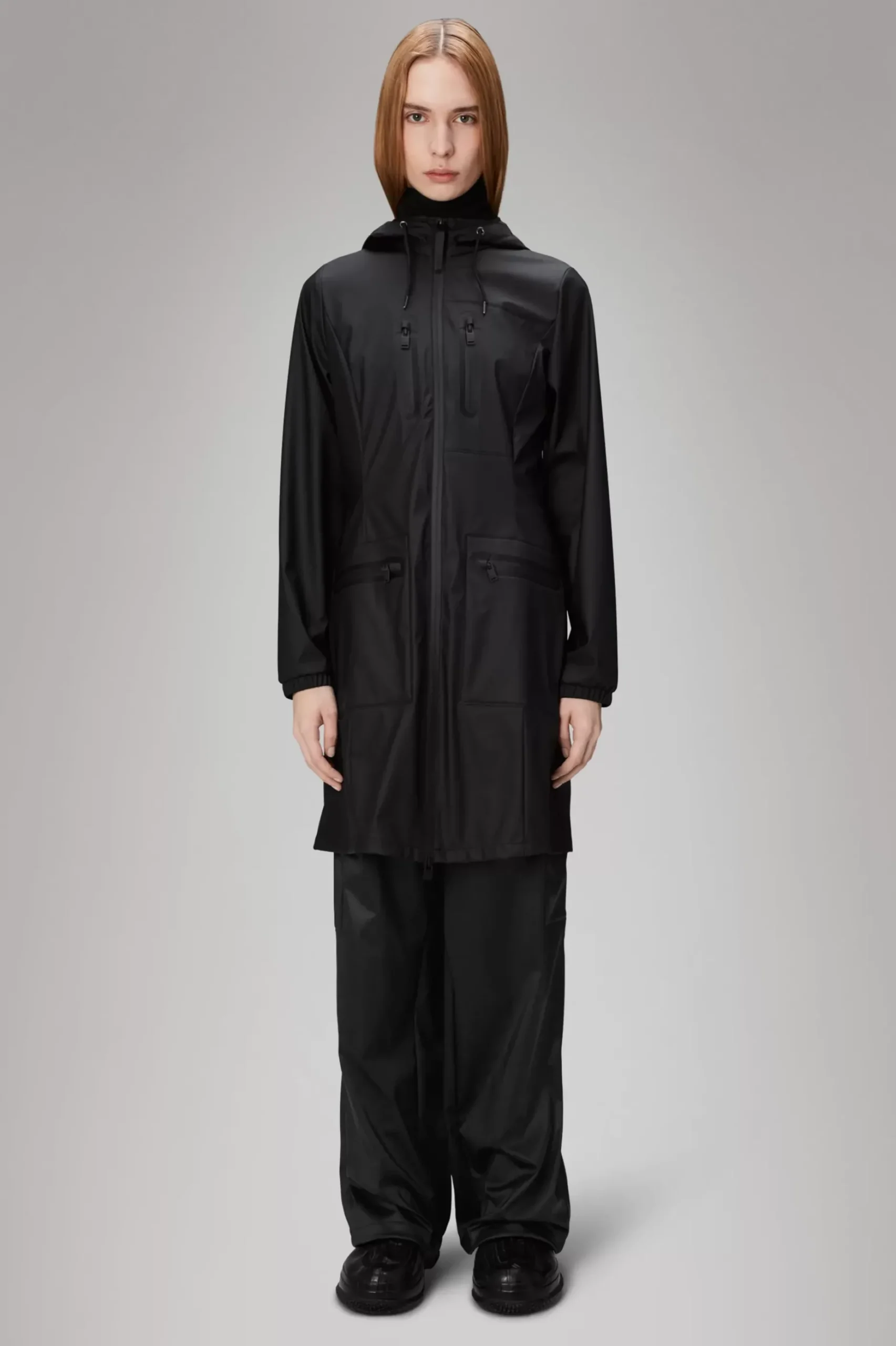 Rains Regnjakker<Curve W Jacket Black