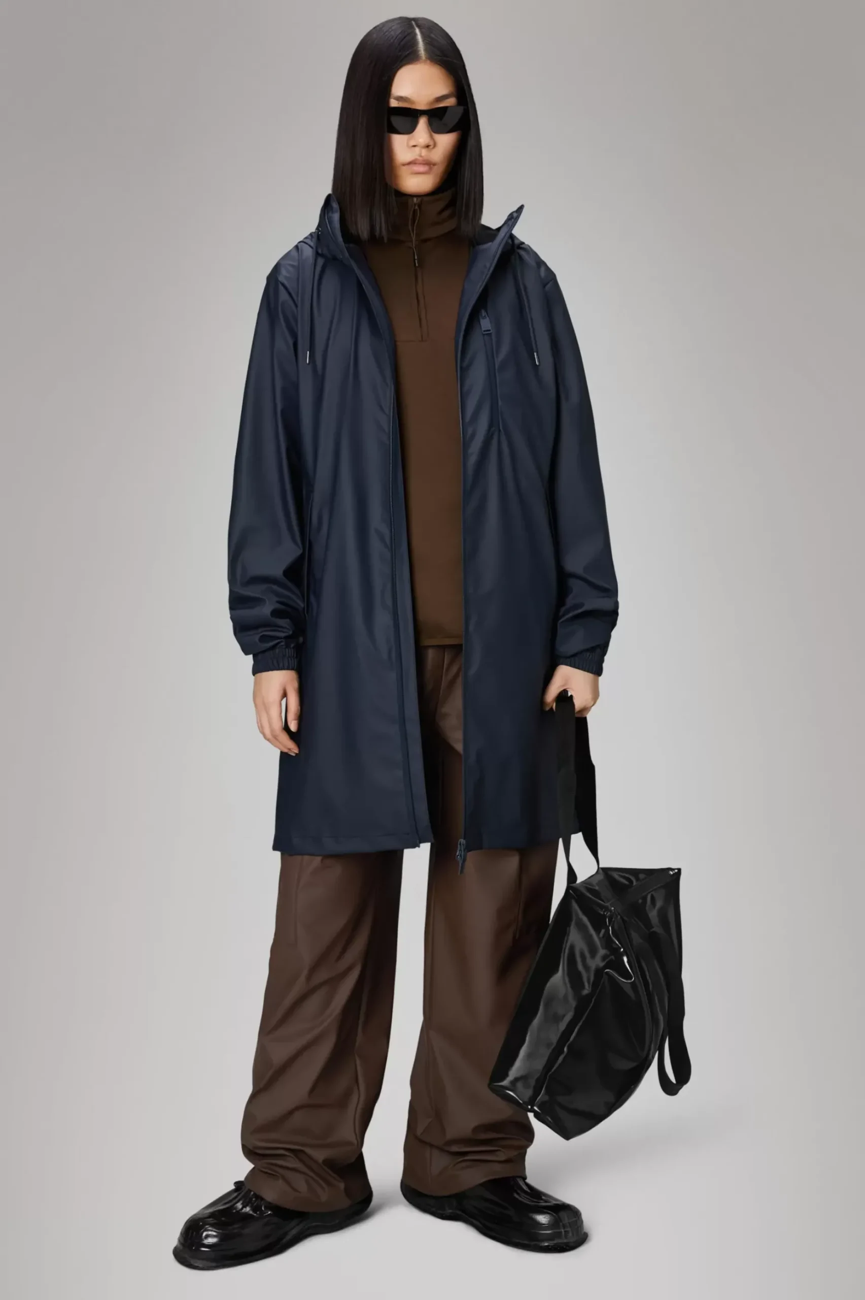 Rains Regnjakker<Curve W Jacket Navy