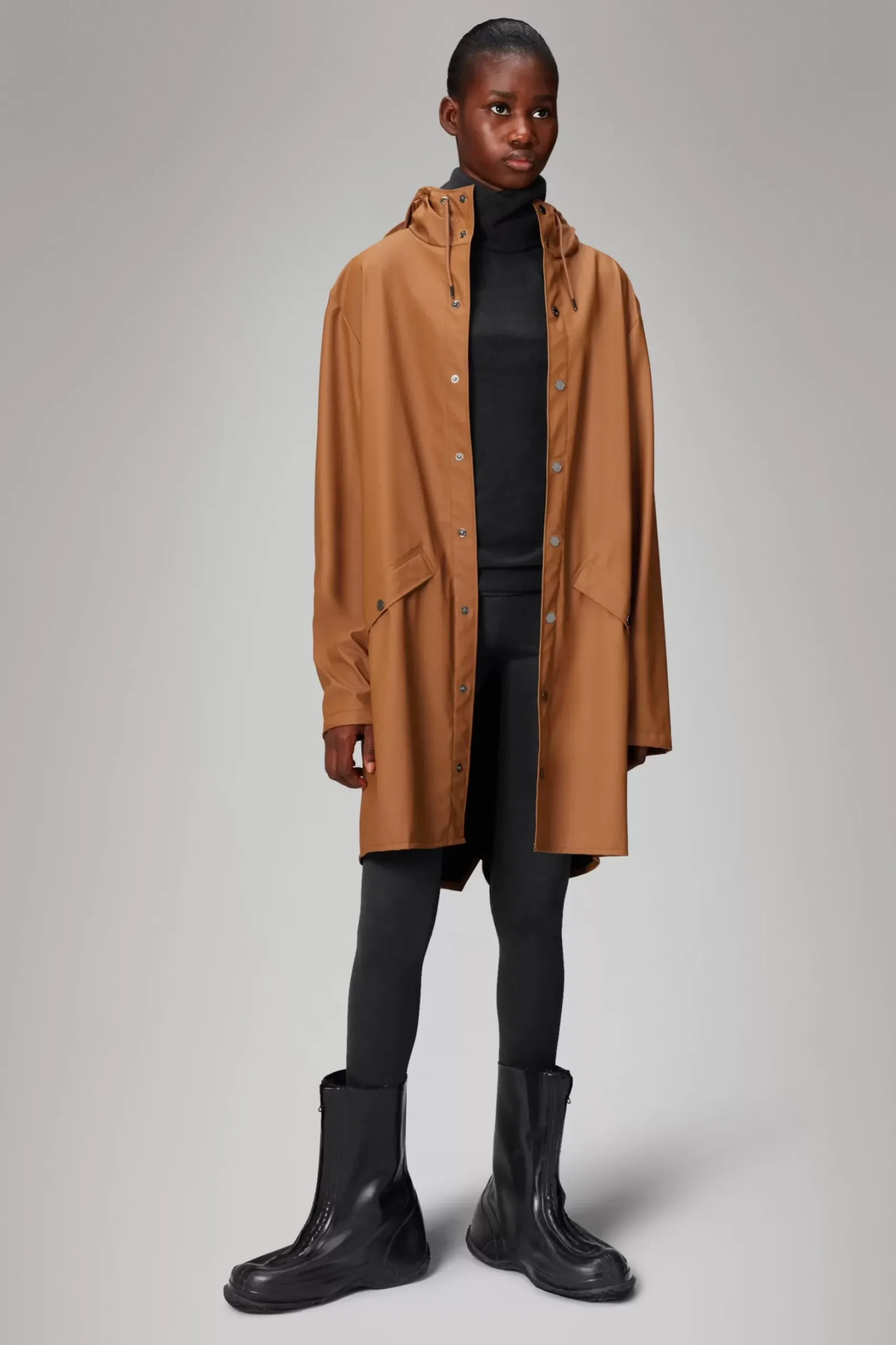 Rains Regnjakker<Curve W Jacket Rust
