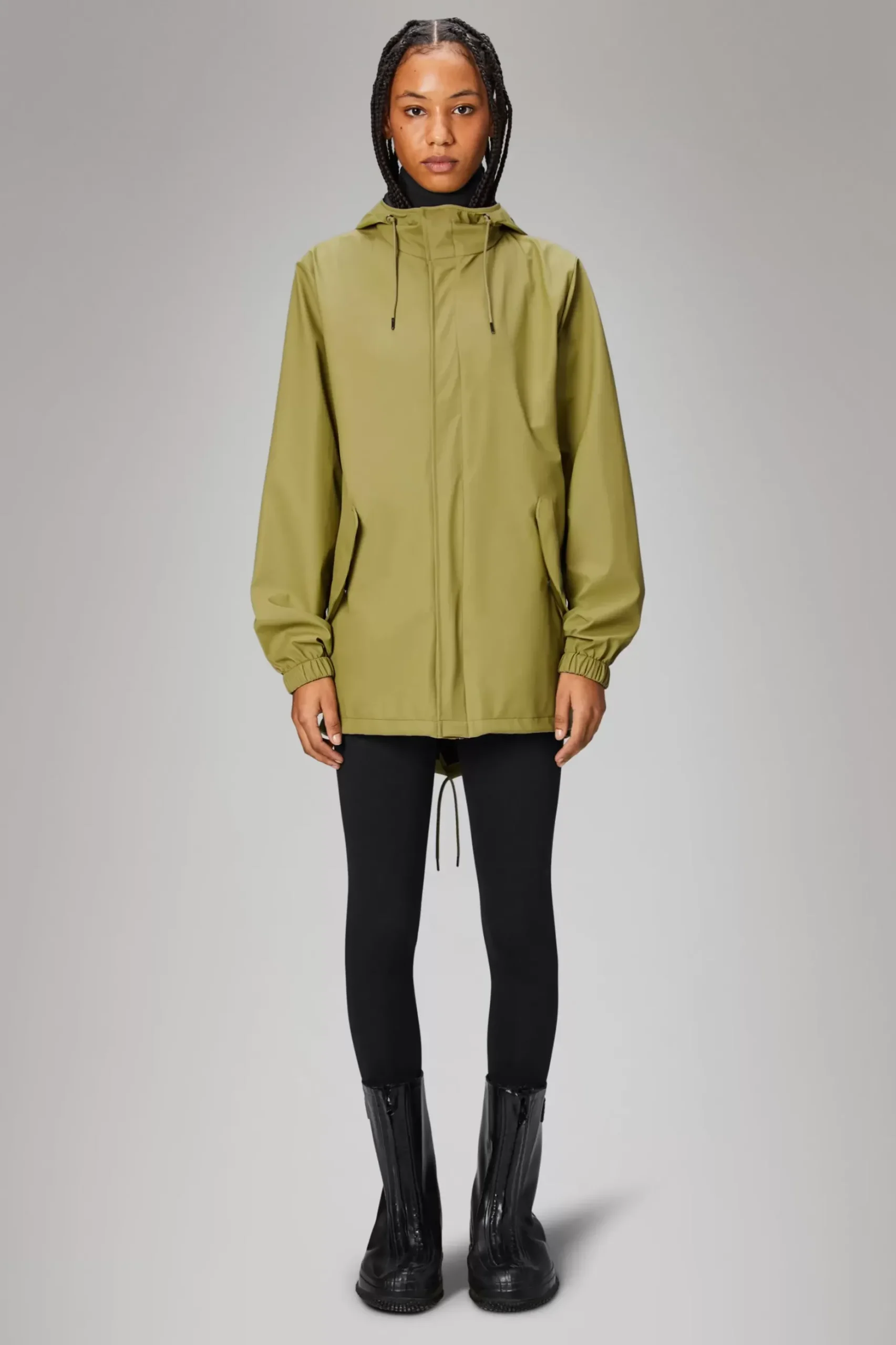 Rains Regnjakker<Curve W Jacket Khaki