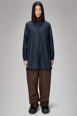 Rains Regnjakker<Curve W Jacket Navy