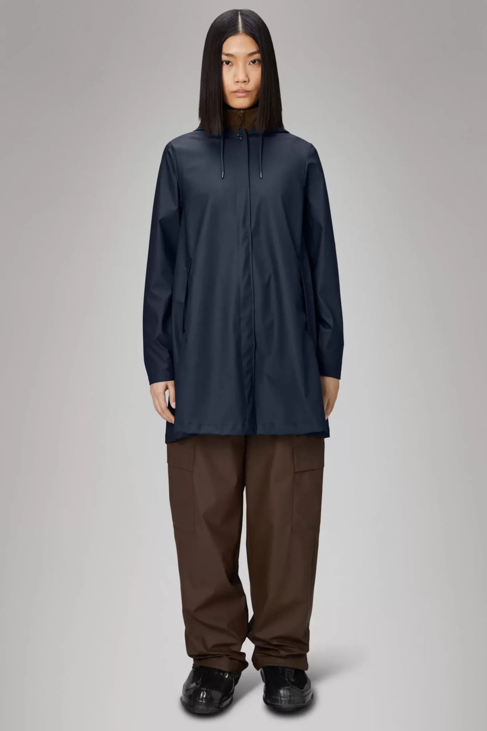 Rains Regnjakker<Curve W Jacket Navy