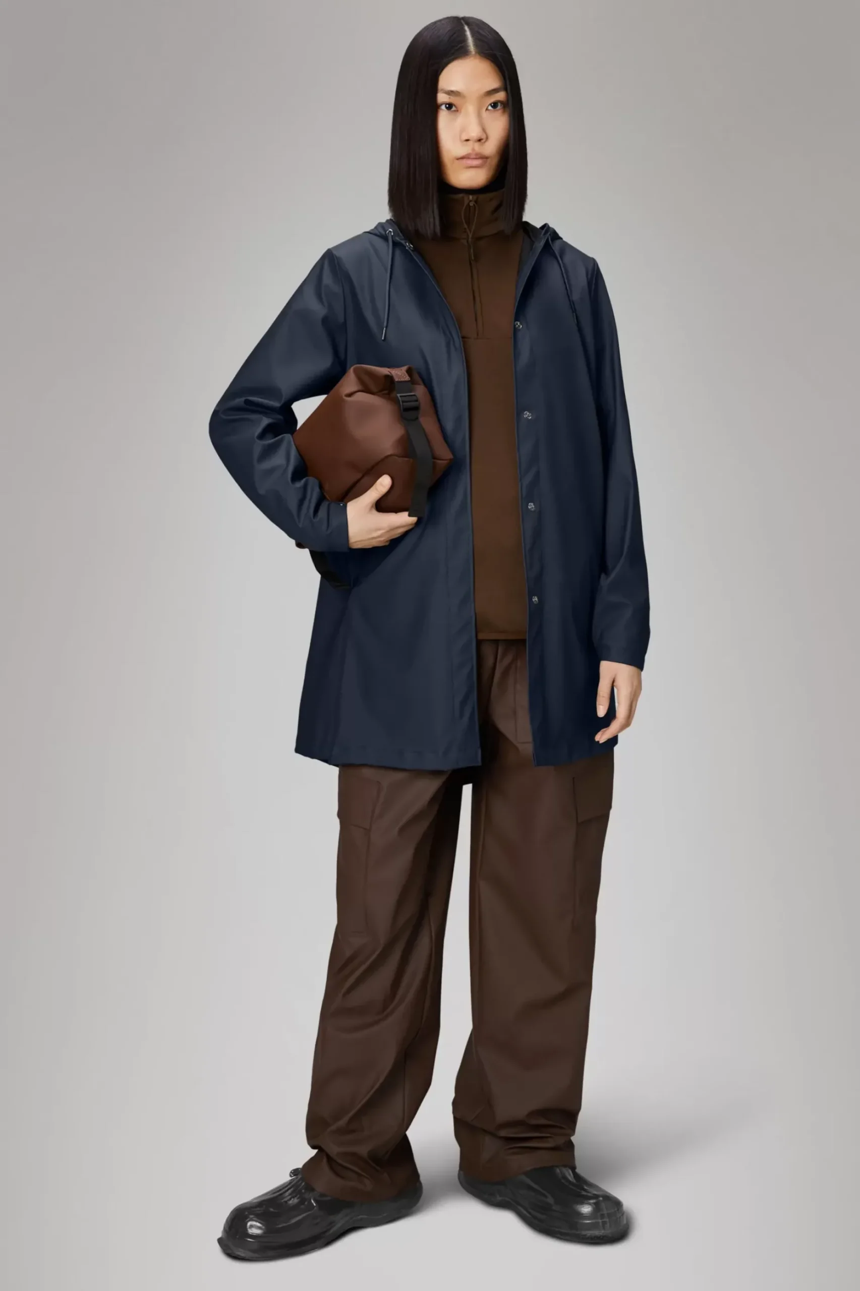 Rains Regnjakker<Curve W Jacket Navy