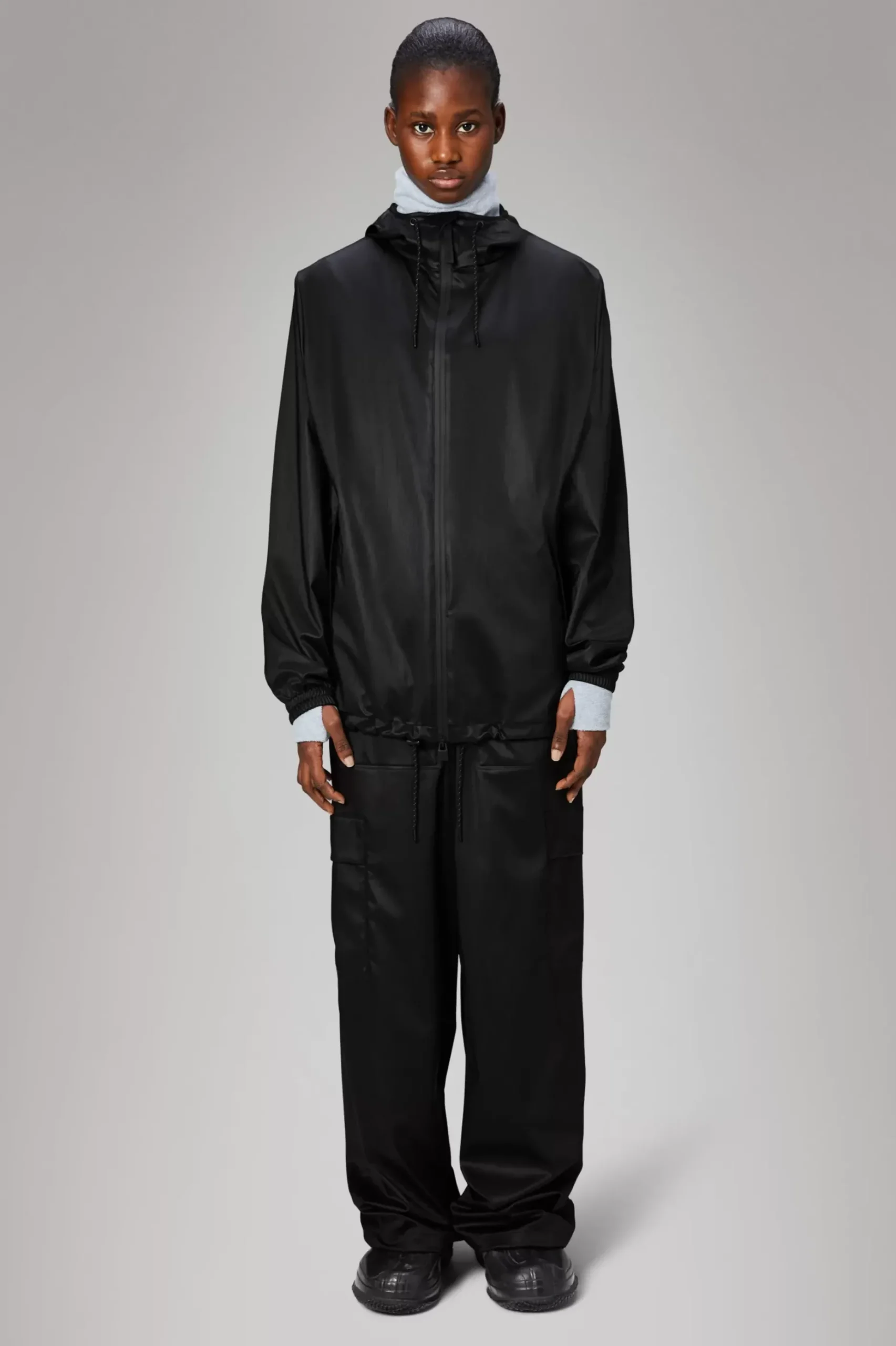 Rains Regnjakker<Curve W Jacket BlackGrain