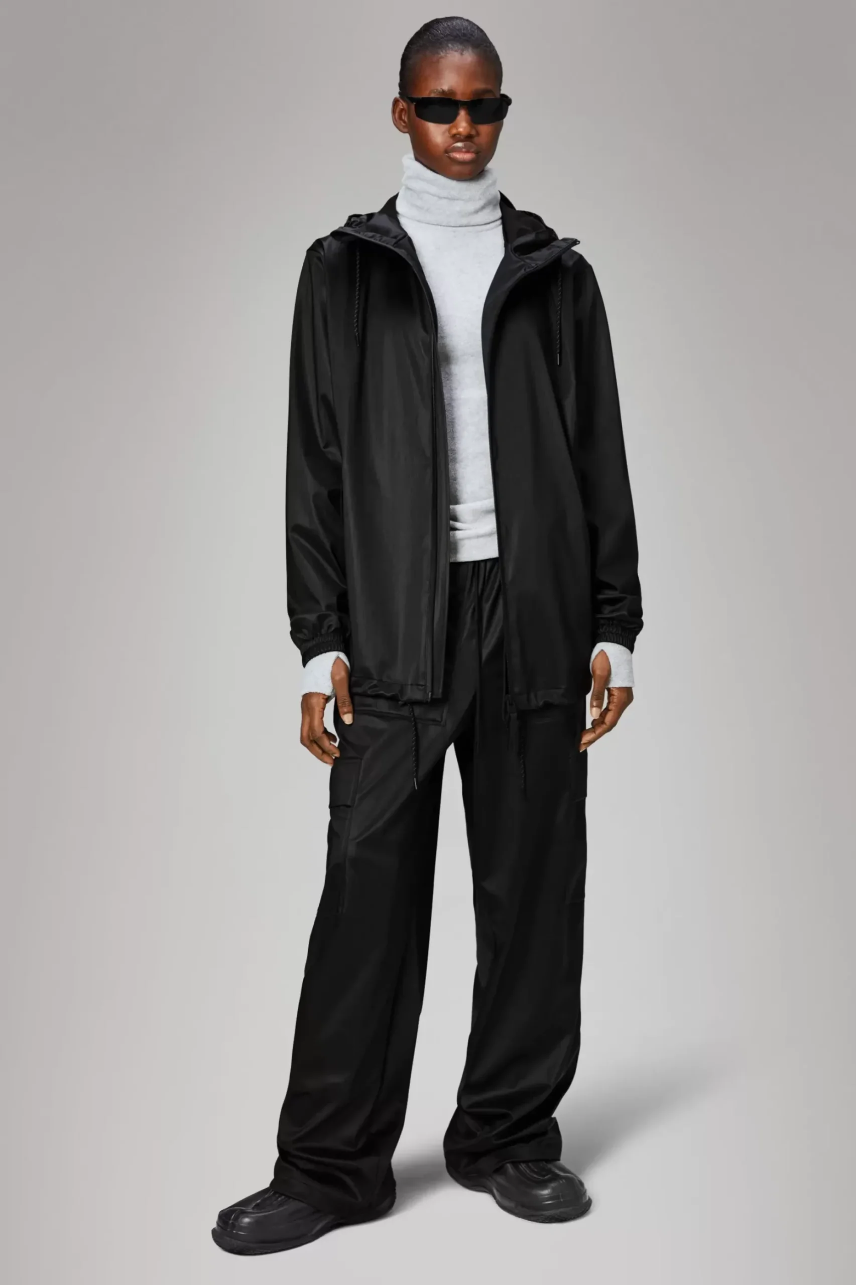 Rains Regnjakker<Curve W Jacket BlackGrain