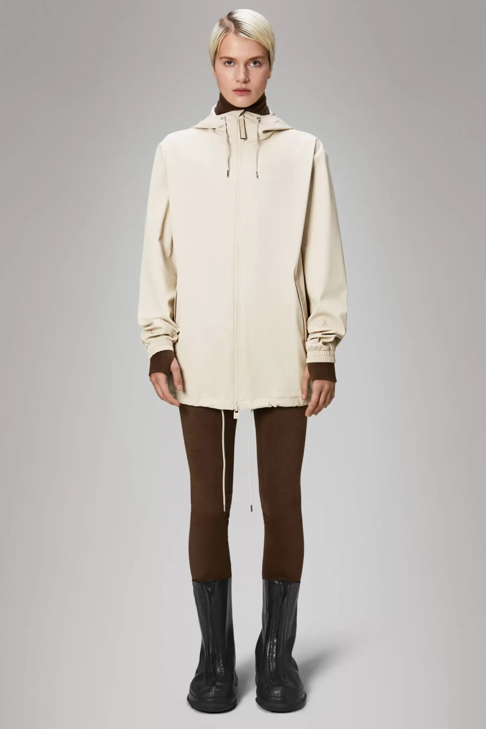 Rains Regnjakker<Curve W Jacket DuneGrain