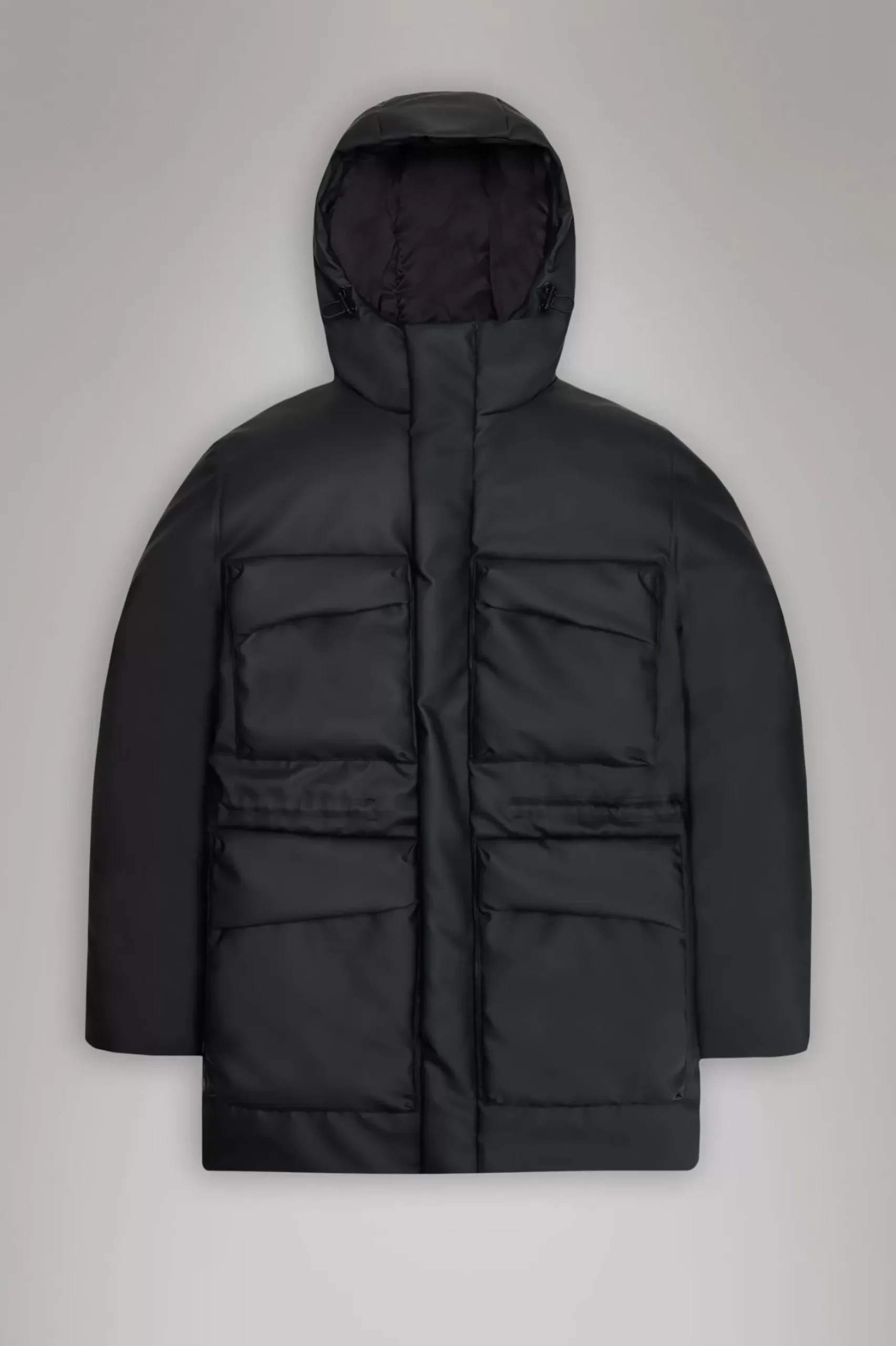 Rains Parkajakker|Vinterjakker<Fishtail Parka Black