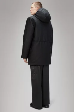 Rains Parkajakker|Vinterjakker<Fishtail Parka Black