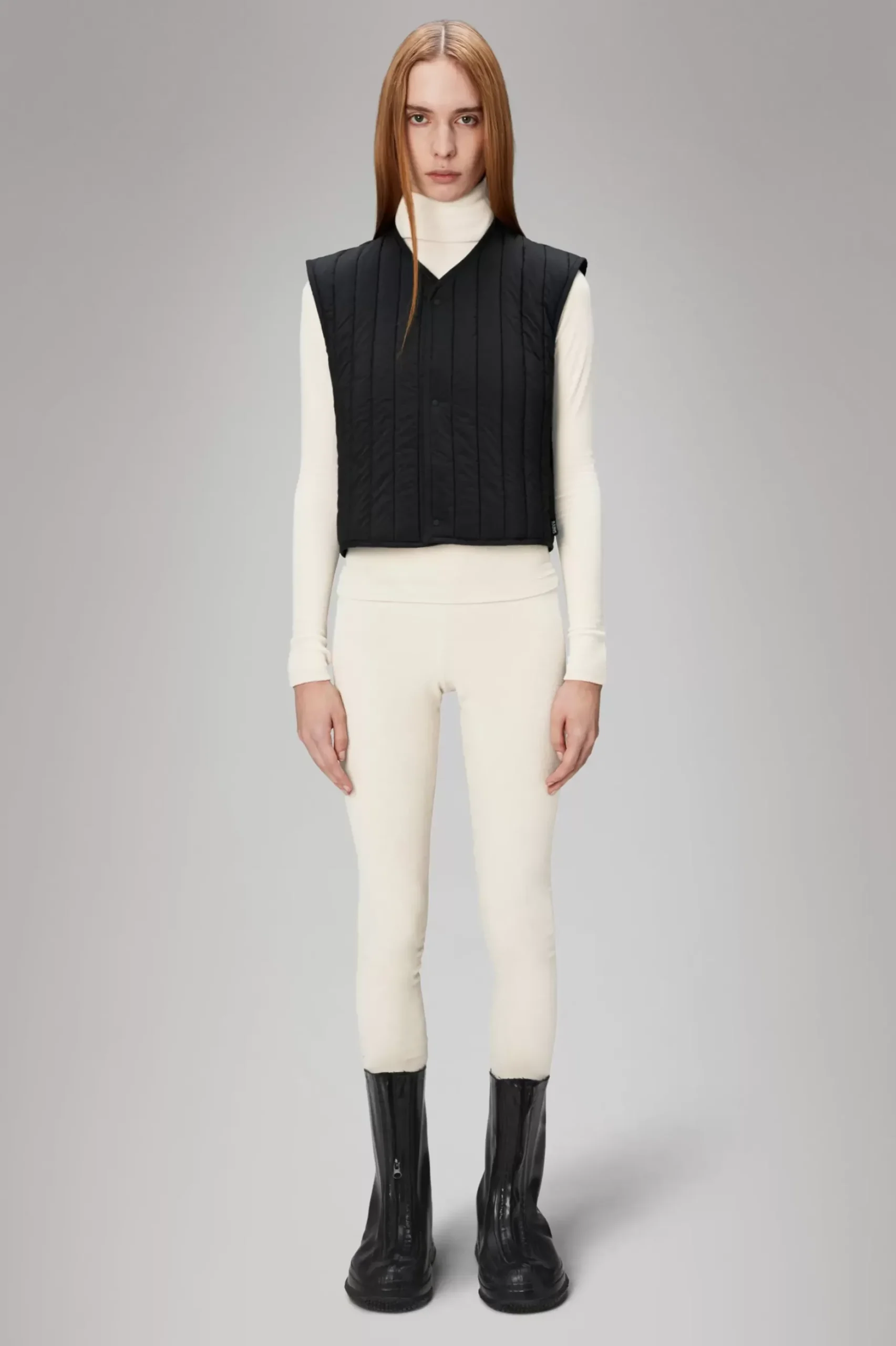 Rains Quiltede Jakker|Quiltede Jakker<Giron Liner Jacket Black