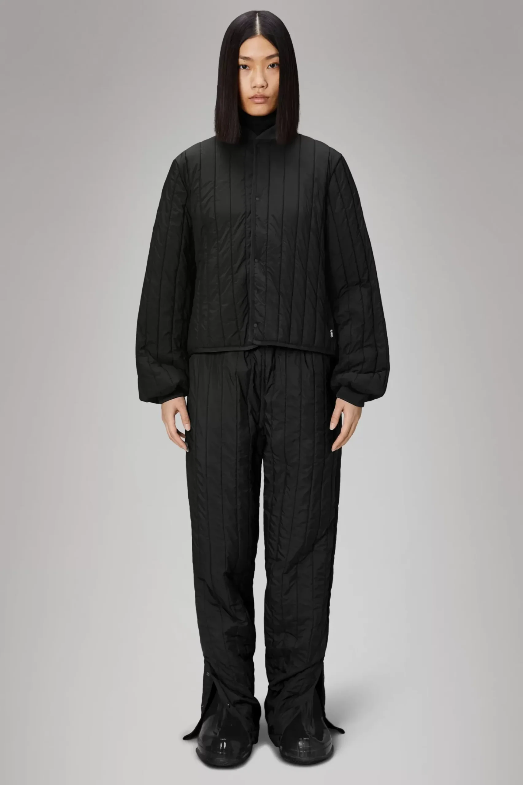 Rains Quiltede Jakker|Quiltede Jakker<Giron Liner Jacket Black