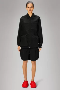 Rains Overshirts|Lette Jakker & Trøjer<Kano Overshirt Black