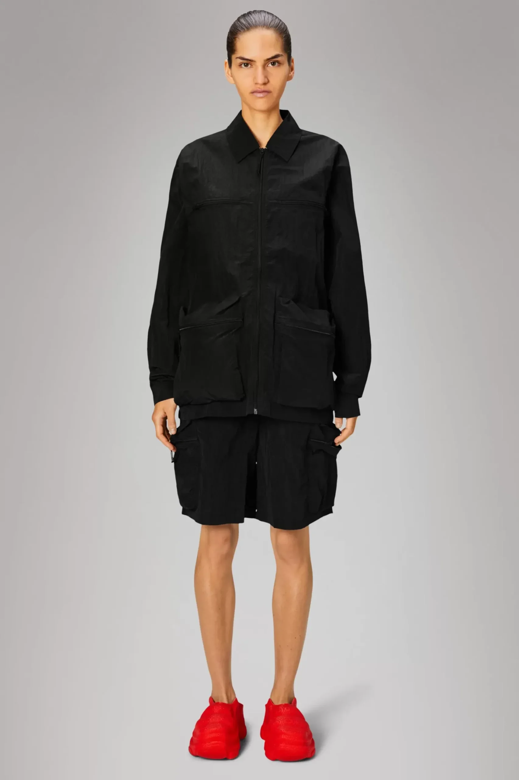Rains Overshirts|Lette Jakker & Trøjer<Kano Overshirt Black