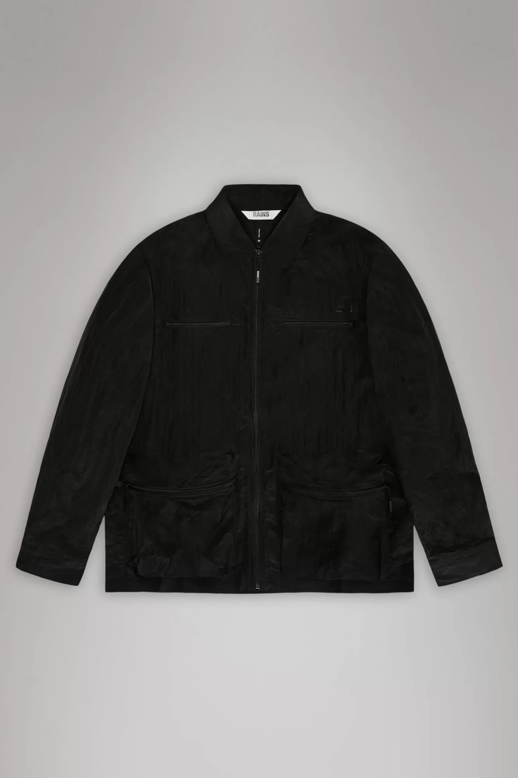 Rains Overshirts|Lette Jakker & Trøjer<Kano Overshirt Black