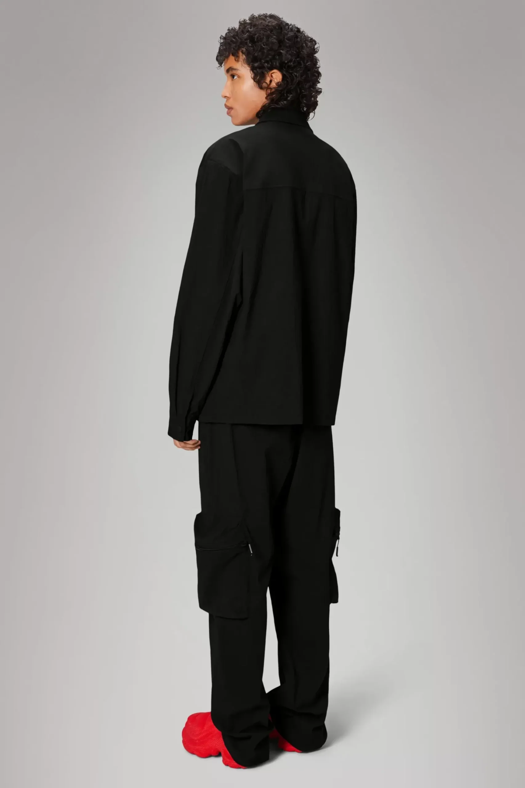Rains Overshirts|Lette Jakker & Trøjer<Kano Overshirt Black