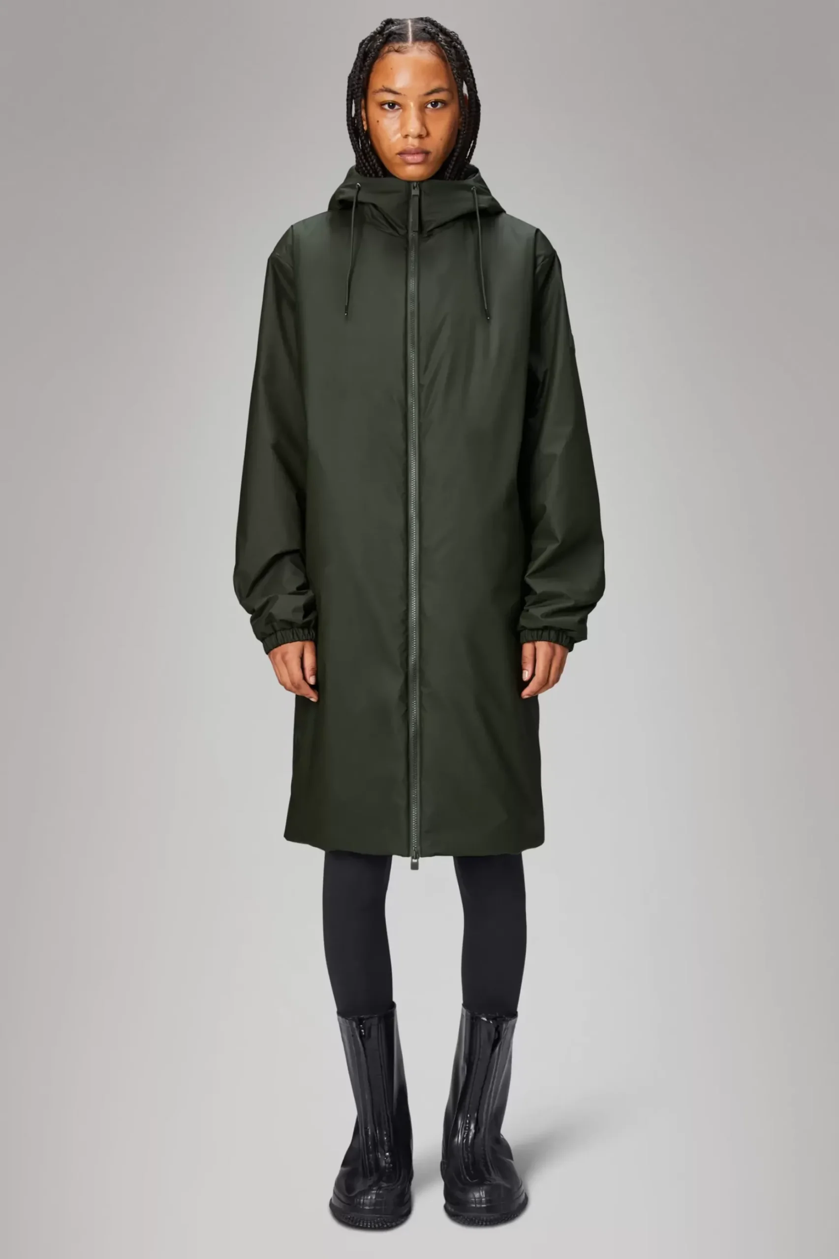 Rains Overgangsjakker|Parkajakker<Lohja Insulated Jacket Green