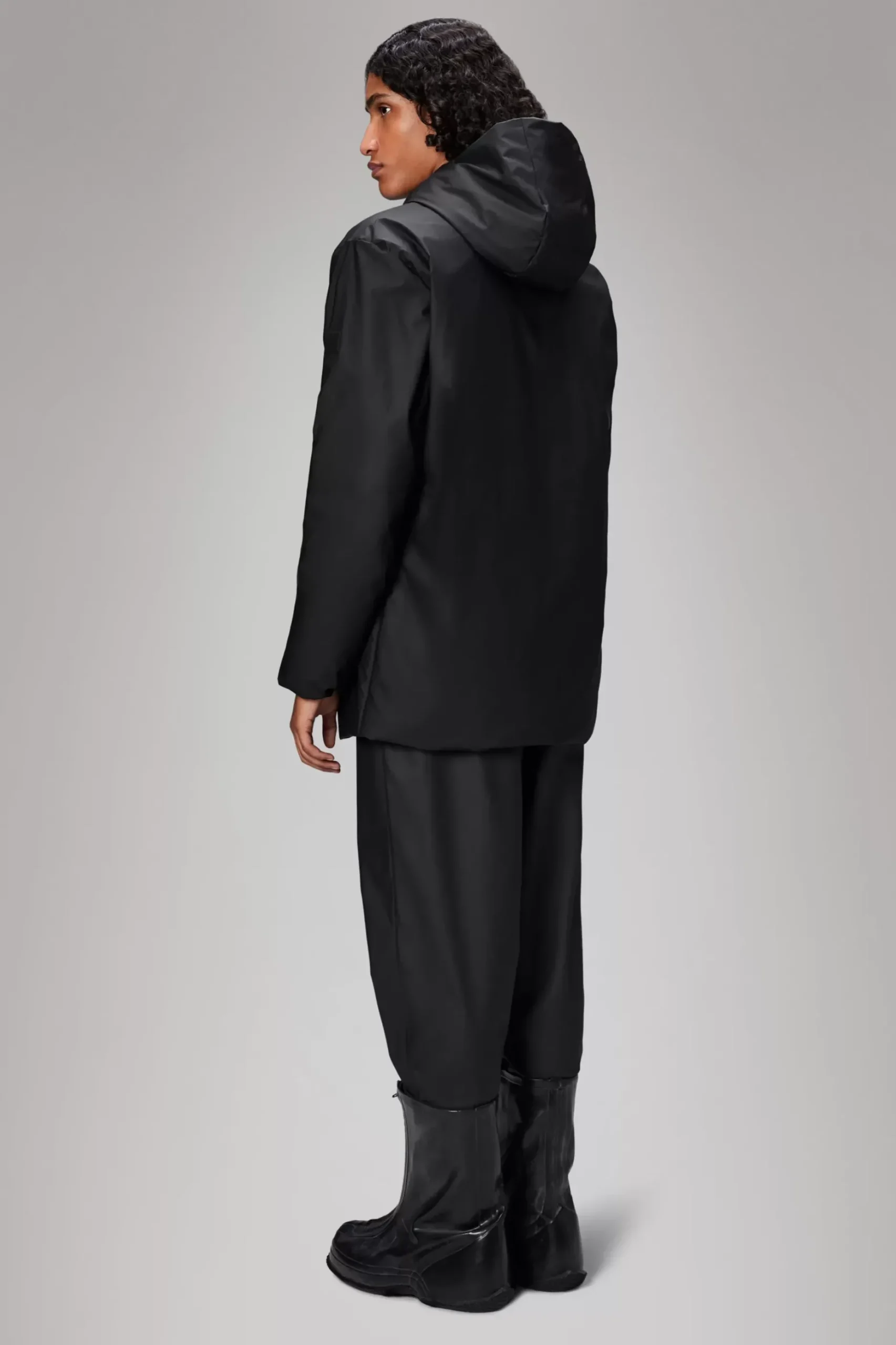 Rains Overgangsjakker|Vinterjakker<Lohja Long Insulated Jacket Black