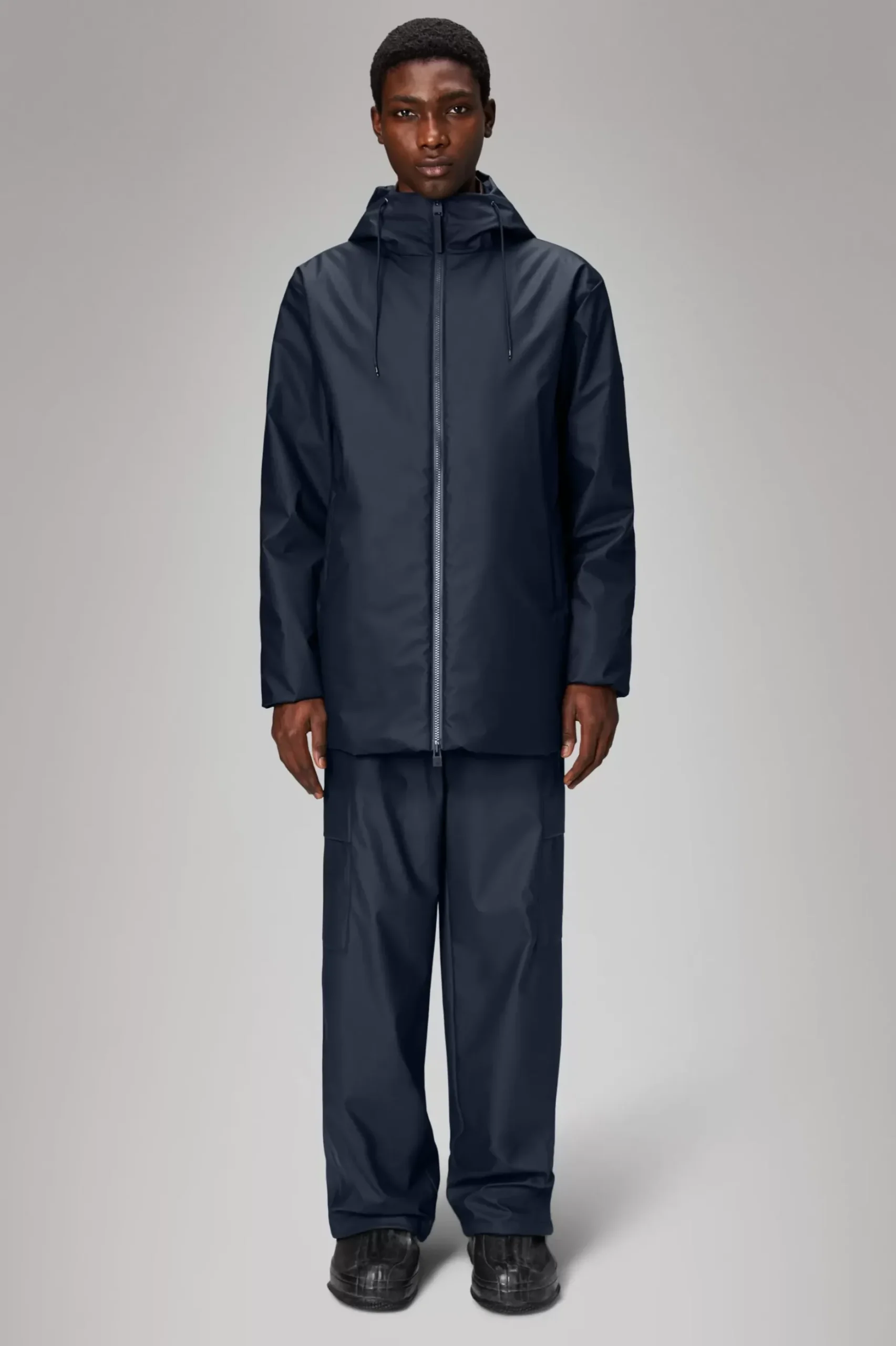 Rains Overgangsjakker|Vinterjakker<Lohja Long Insulated Jacket Navy
