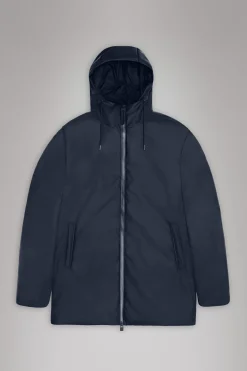 Rains Overgangsjakker|Vinterjakker<Lohja Long Insulated Jacket Navy