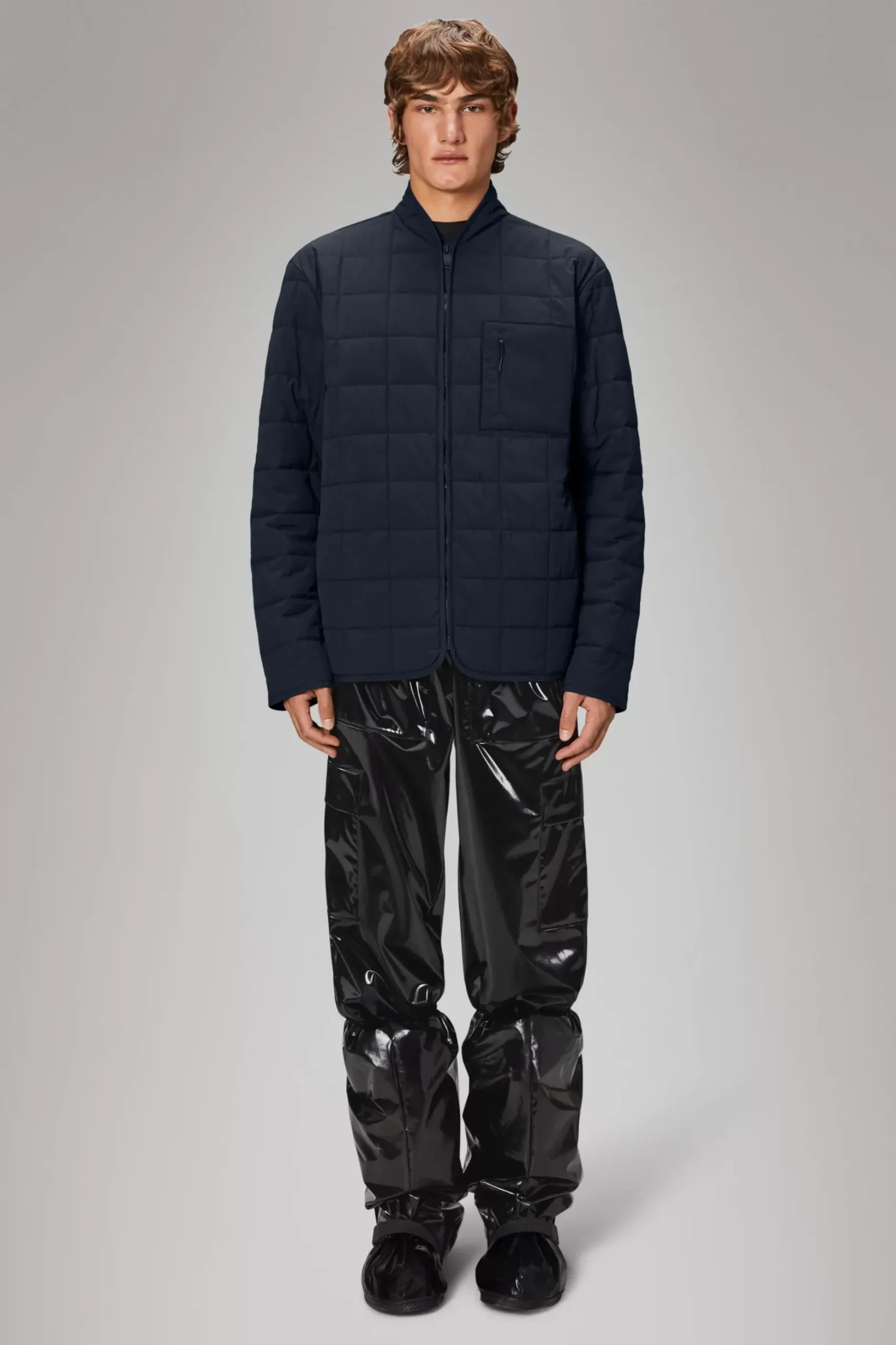 Rains Overgangsjakker|Quiltede Jakker<Lohja Long Insulated Jacket Navy