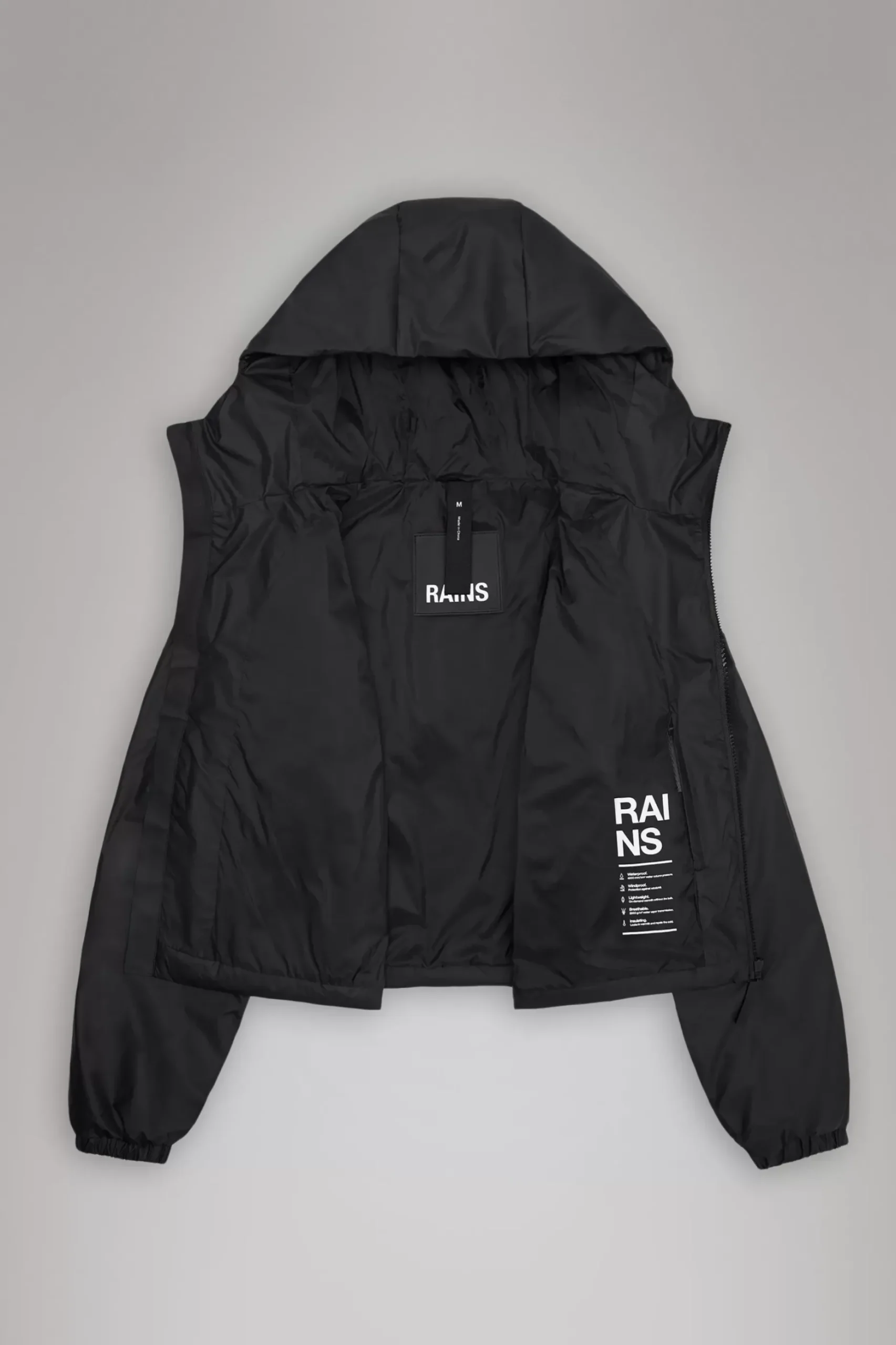 Rains Overgangsjakker|Vinterjakker<Lohja Long Insulated Jacket Black