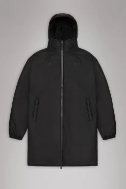 Rains Overgangsjakker|Parkajakker<Lohja Long Insulated Jacket Black