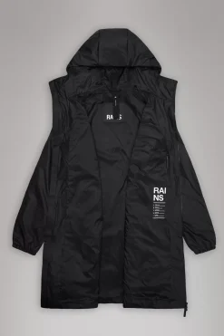 Rains Overgangsjakker|Parkajakker<Lohja Long Insulated Jacket Black