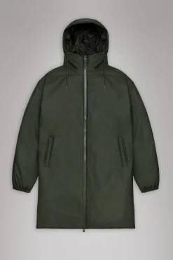 Rains Overgangsjakker|Parkajakker<Lohja Long Insulated Jacket Green