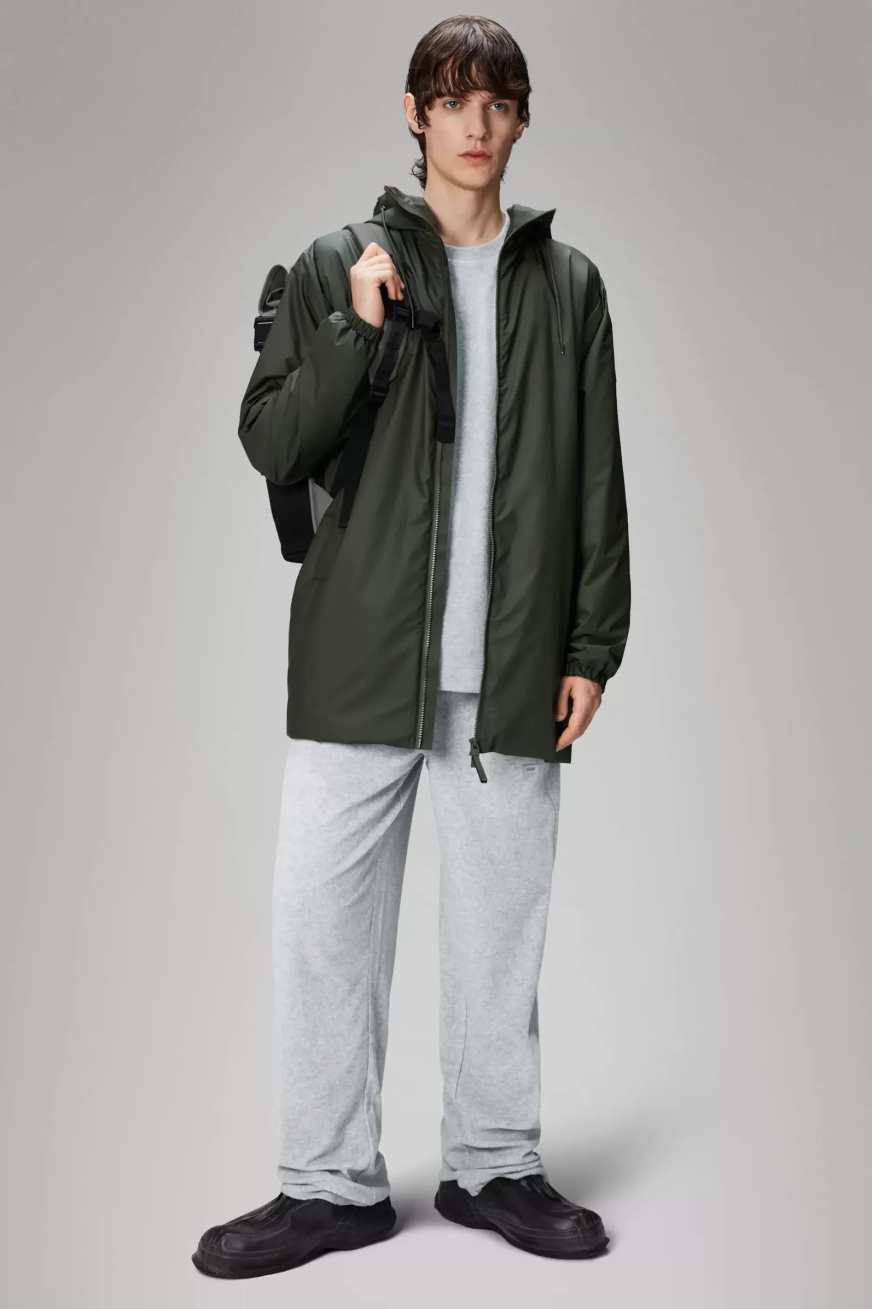 Rains Overgangsjakker|Vinterjakker<Lohja Long Insulated Jacket Green