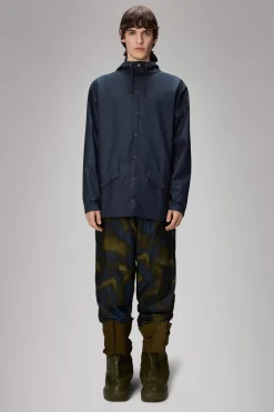 Rains Regnjakker<Long Jacket Navy