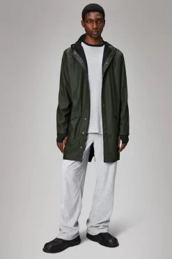 Rains Regnjakker<Long Jacket Green