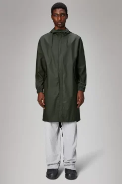 Rains Regnjakker|Parkajakker<Long Jacket Green