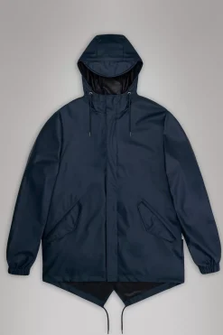 Rains Regnjakker<Long Jacket Navy
