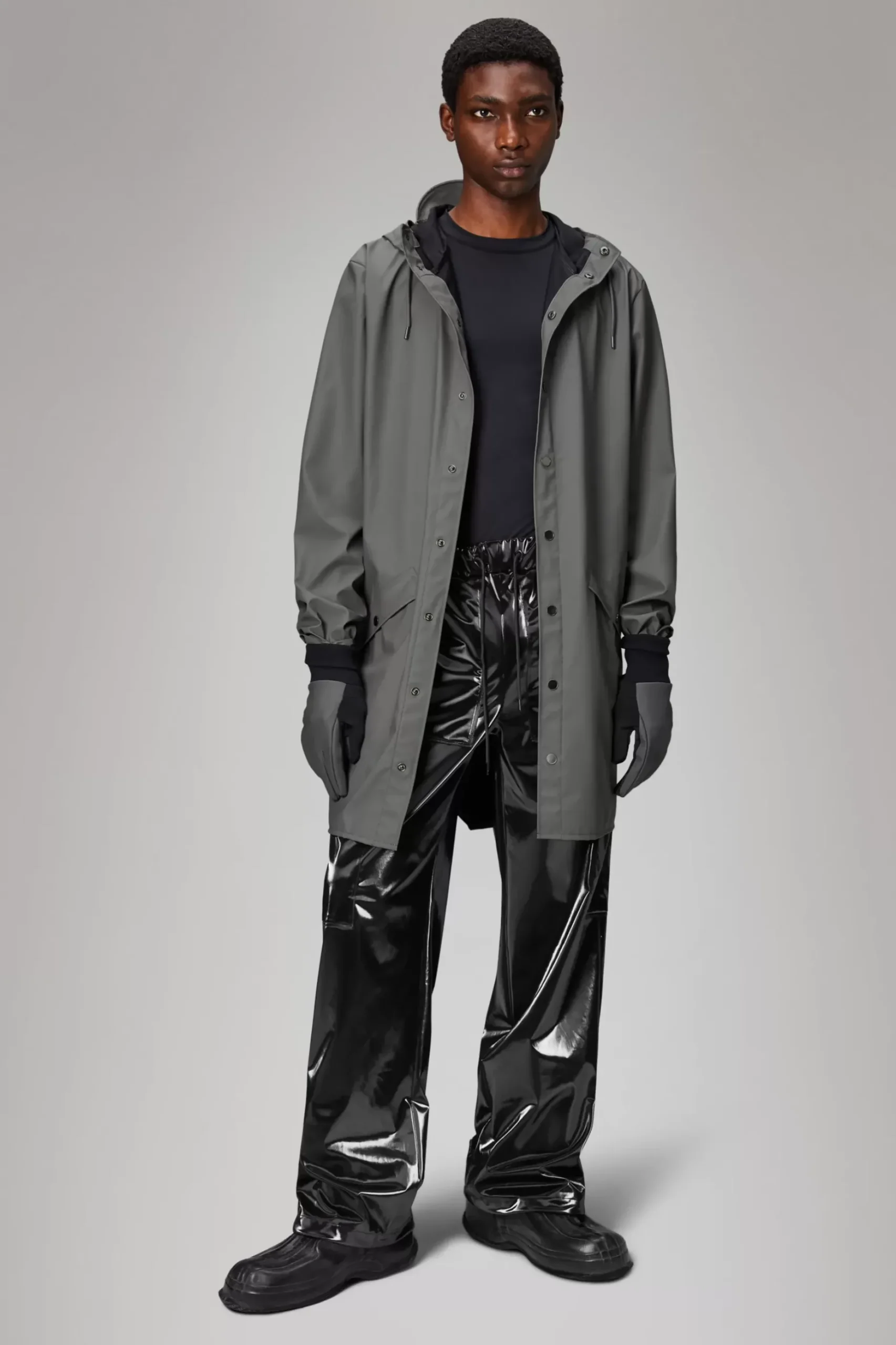 Rains Regnjakker<Long Jacket Grey