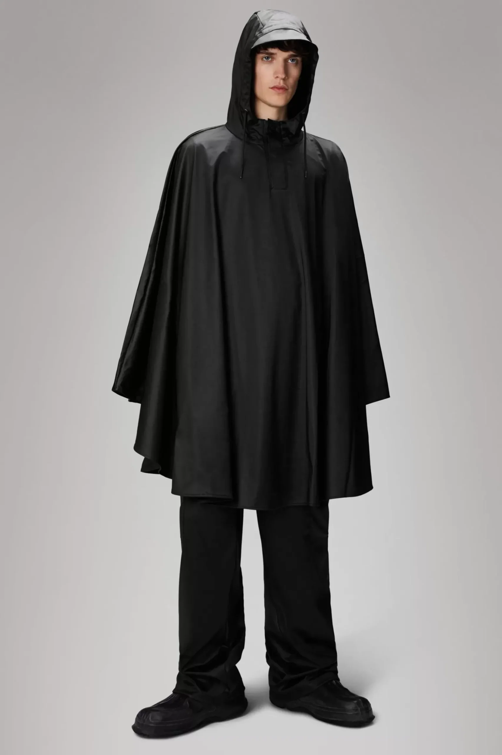 Rains Regnjakker|Ponchos<Long Jacket BlackGrain