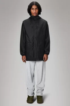 Rains Regnjakker<Long Jacket Black