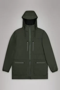 Rains Regnjakker<Long Jacket Green