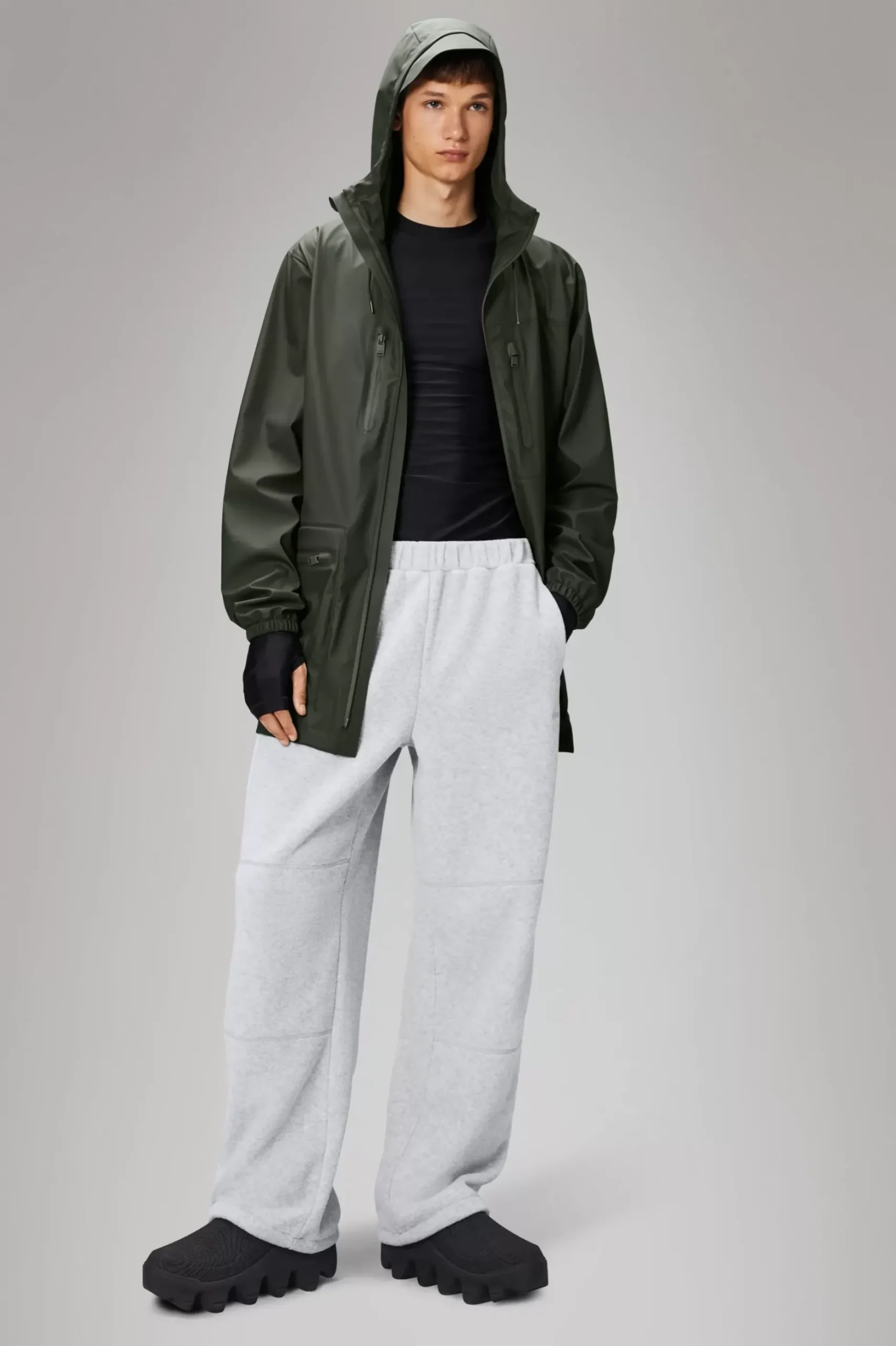 Rains Regnjakker<Long Jacket Green